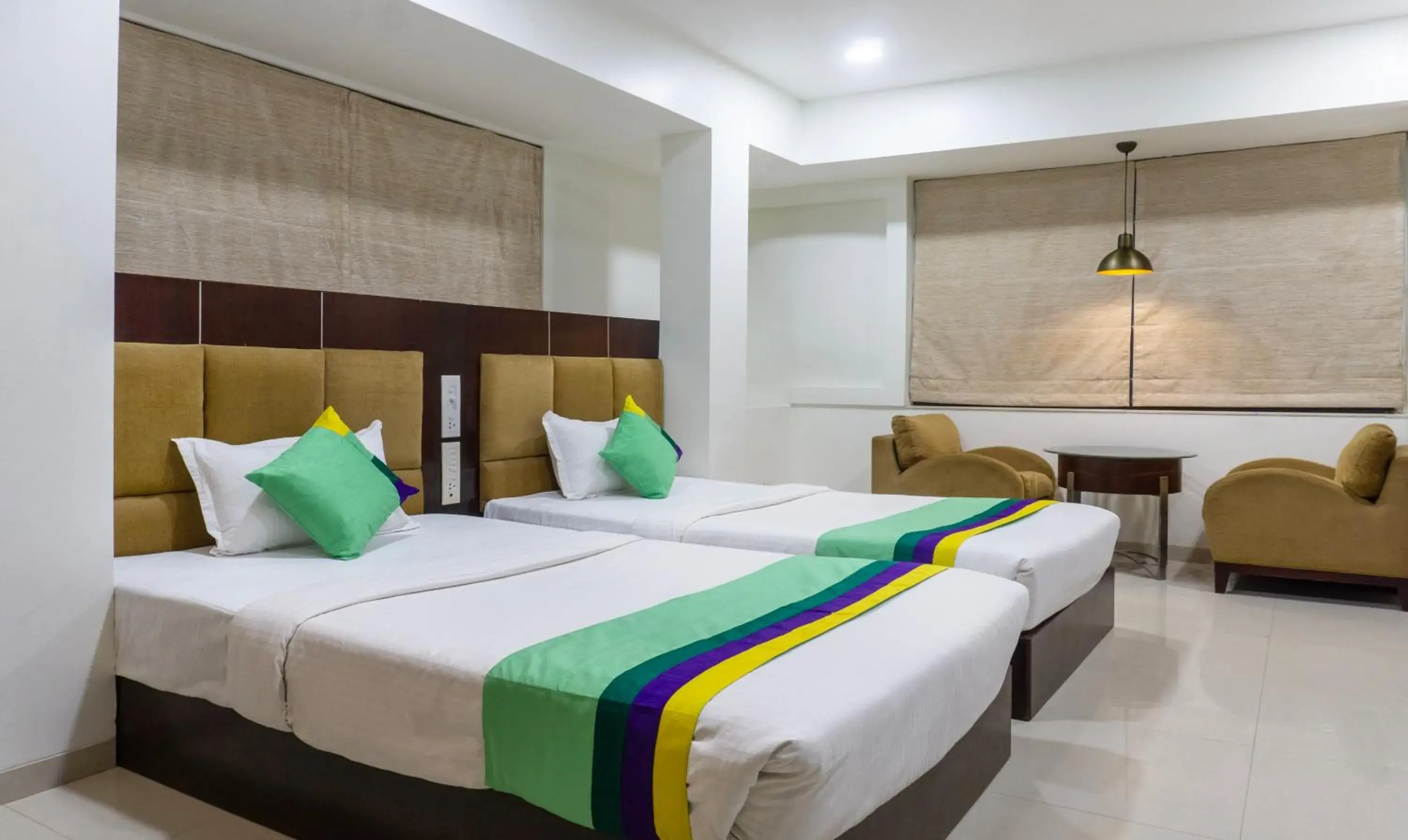 Bedroom, Bed in Treebo Bhairavee, Baner Bedroom, Bed in Treebo Bhairavee, Baner