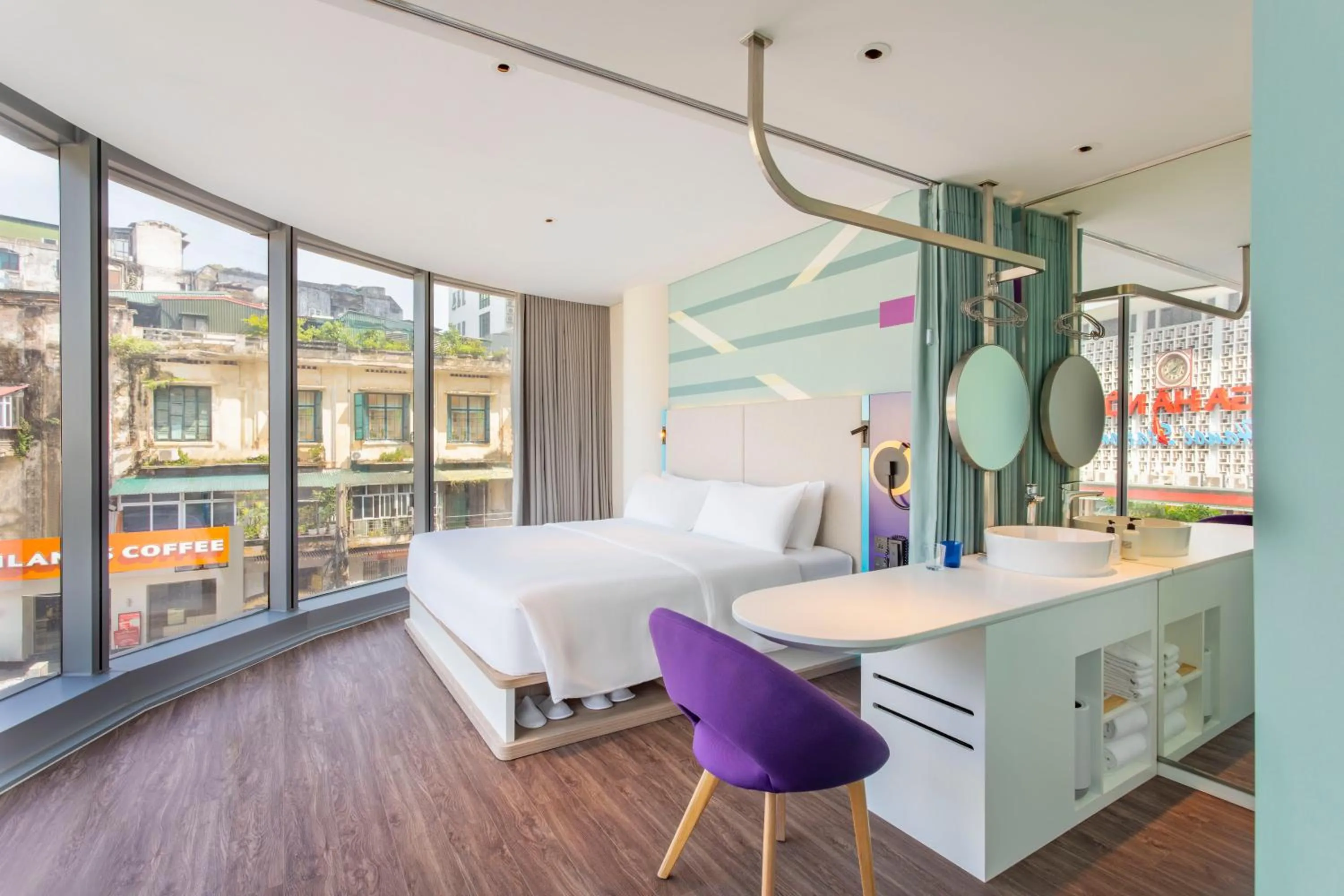 Seating area in Tru by Hilton Hanoi Station