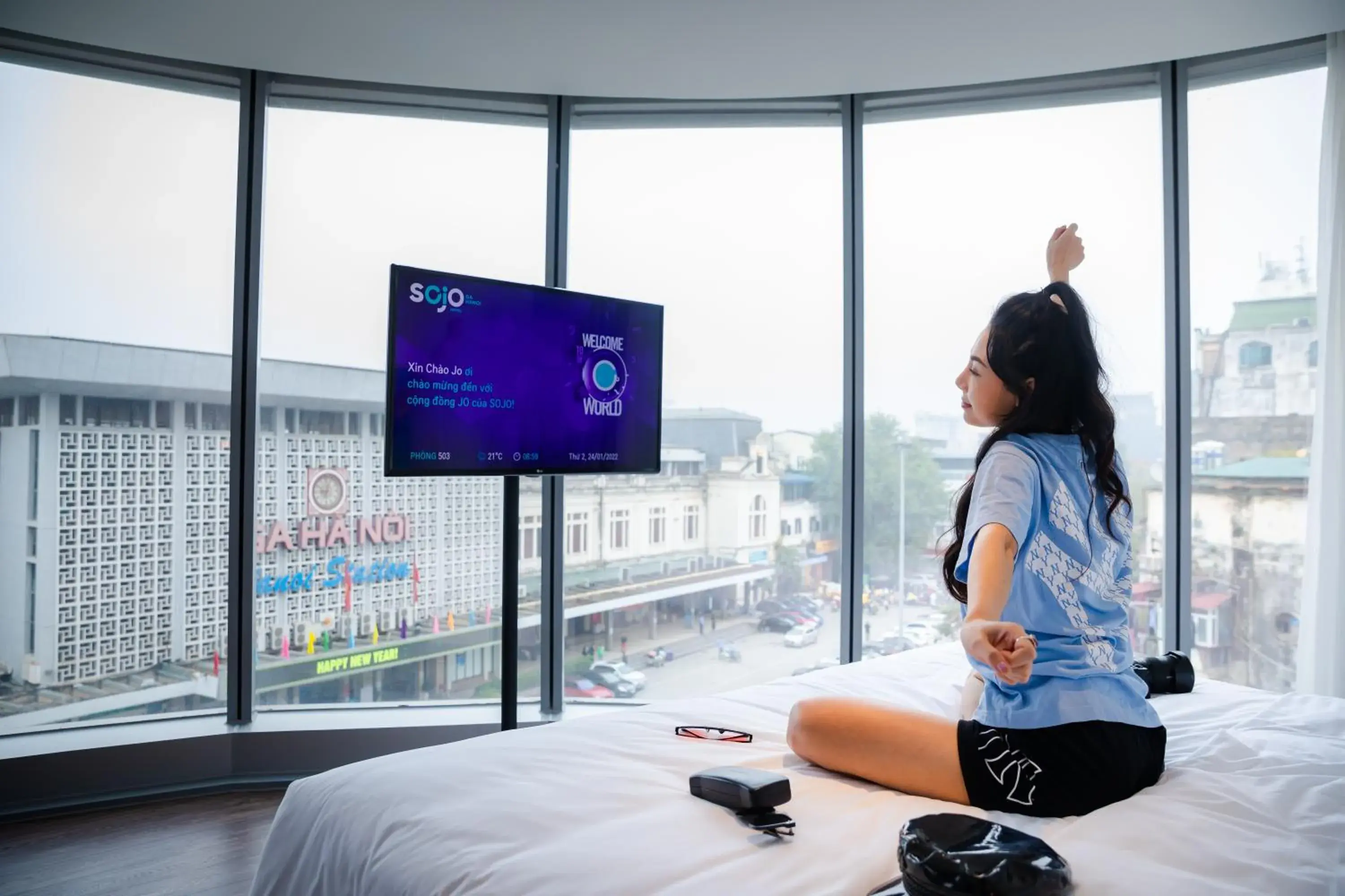 View (from property/room) in SOJO Hotel Ga Hanoi View (from property/room) in SOJO Hotel Ga Hanoi