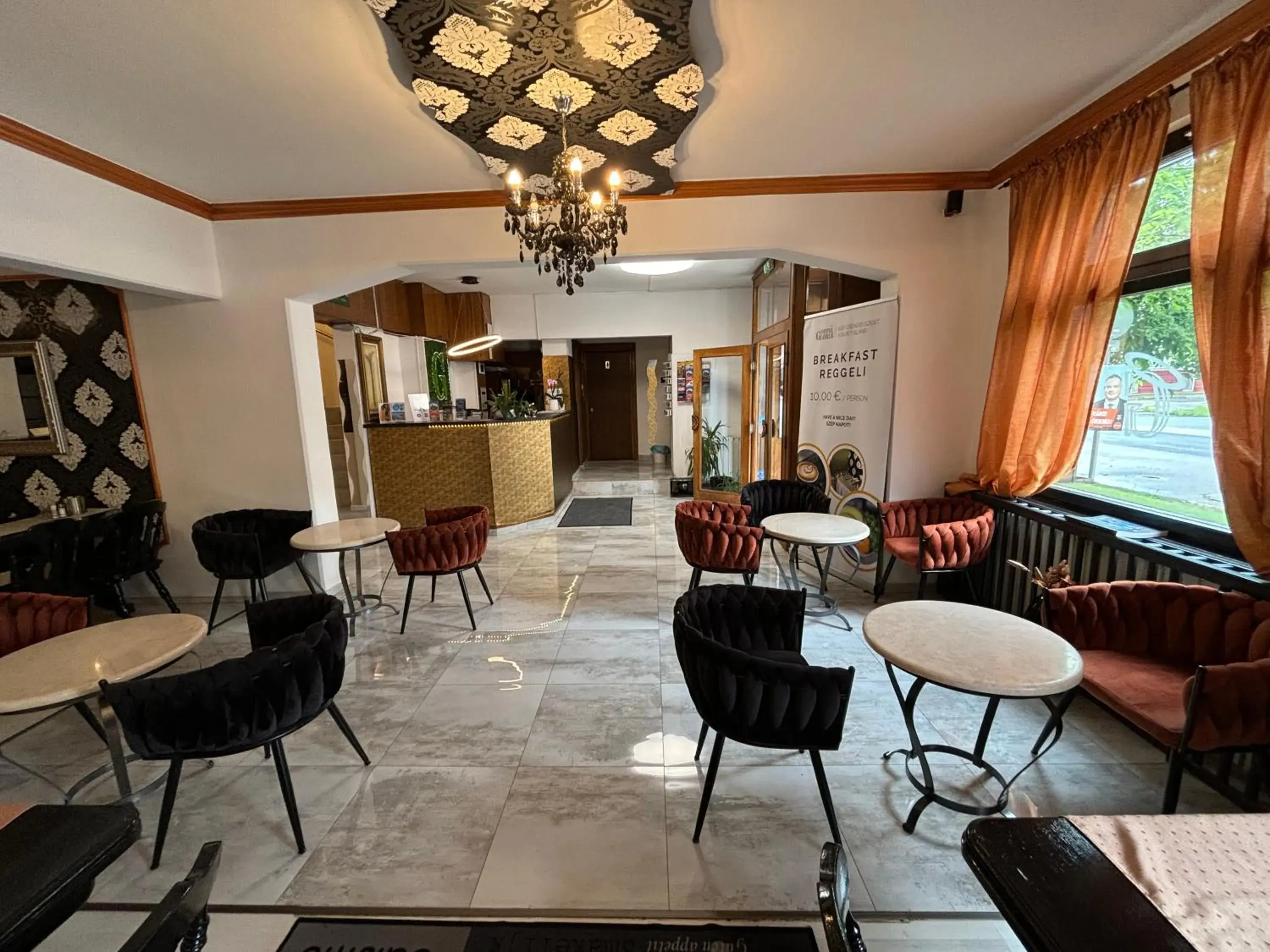 Lobby or reception in Hotel Gloria Budapest City Center Lobby or reception in Hotel Gloria Budapest City Center