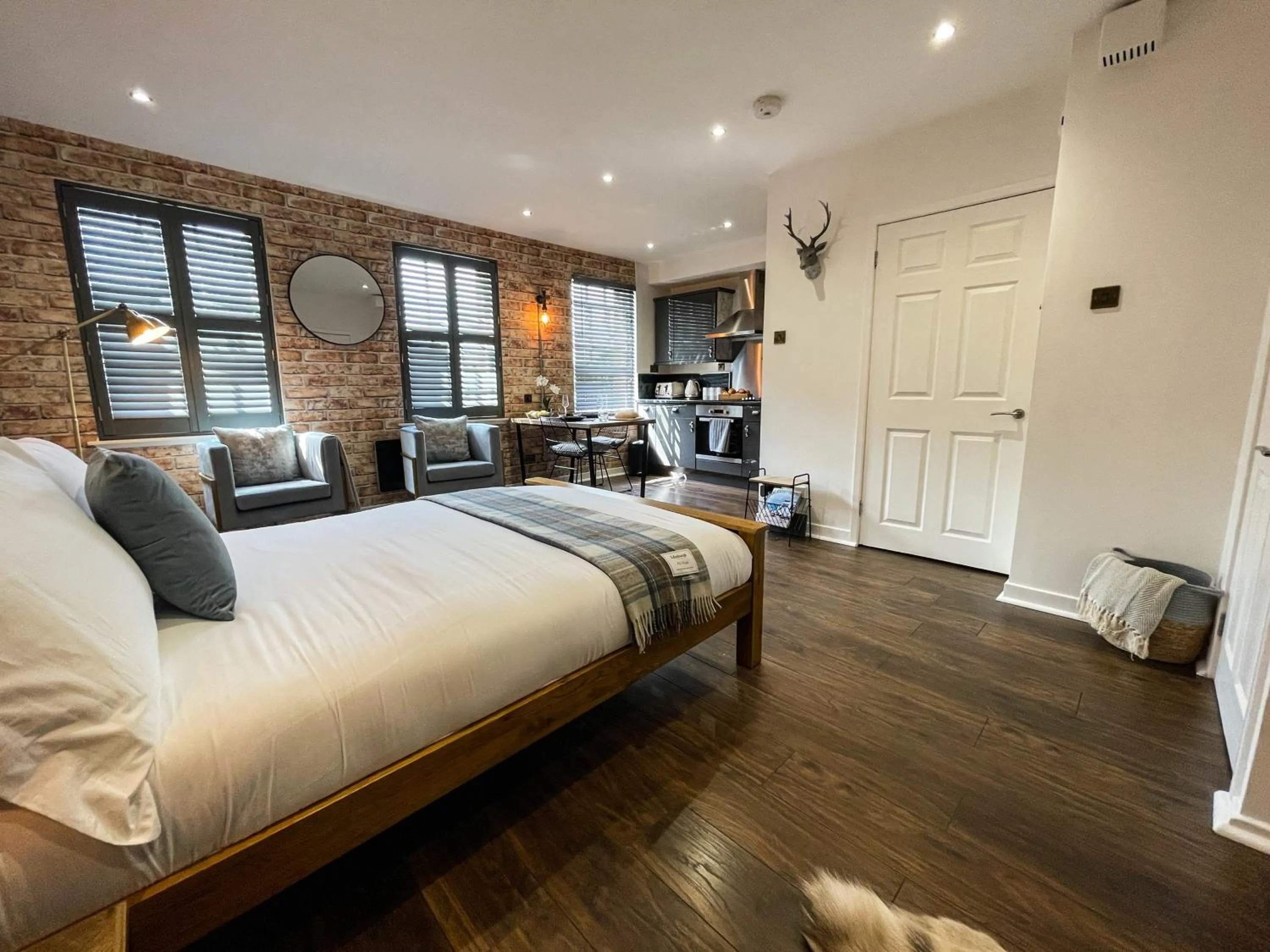 Bed in Studio Hart Castle Rock Grassmarket