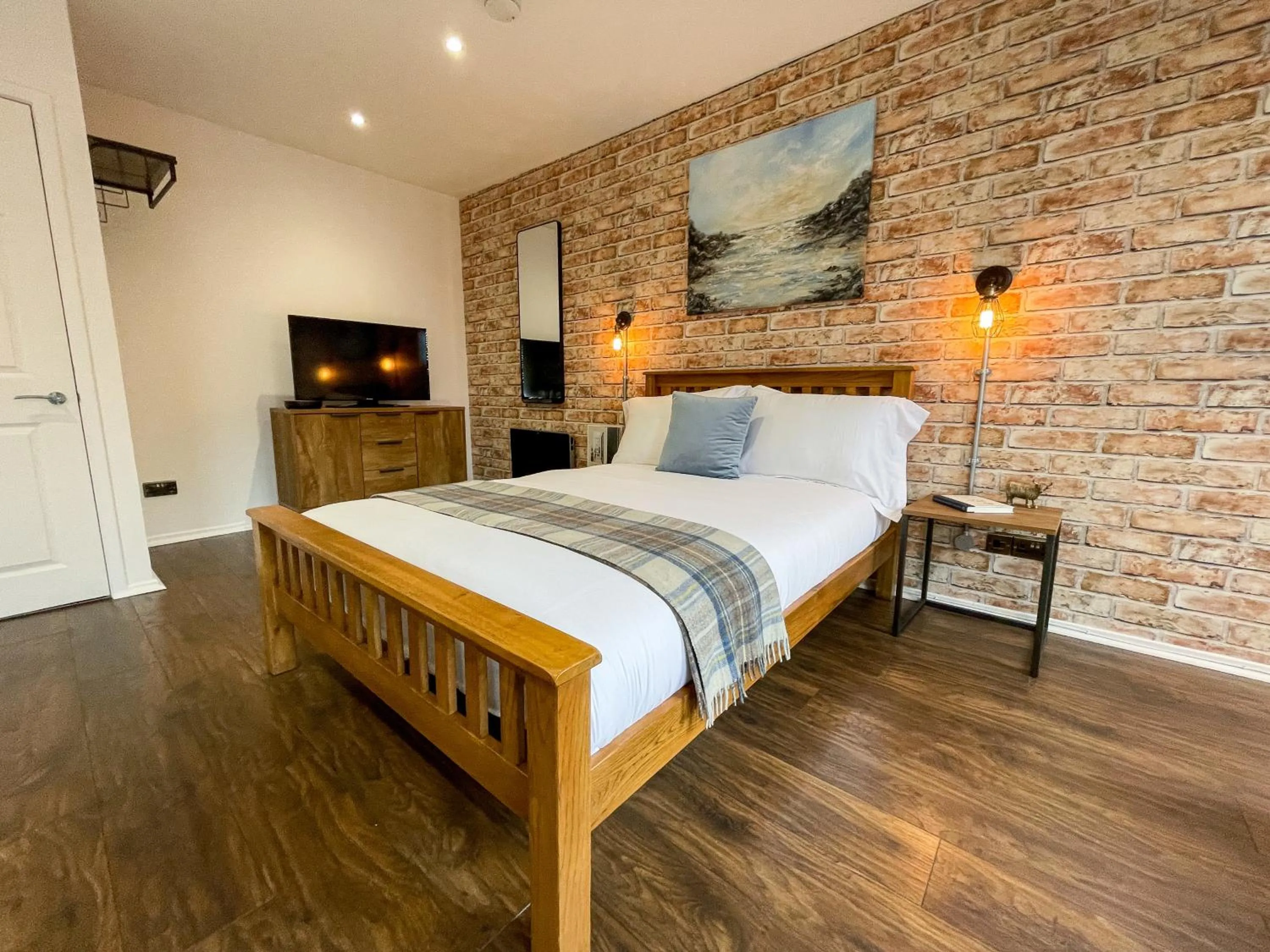 Bed in Studio Hart Castle Rock Grassmarket