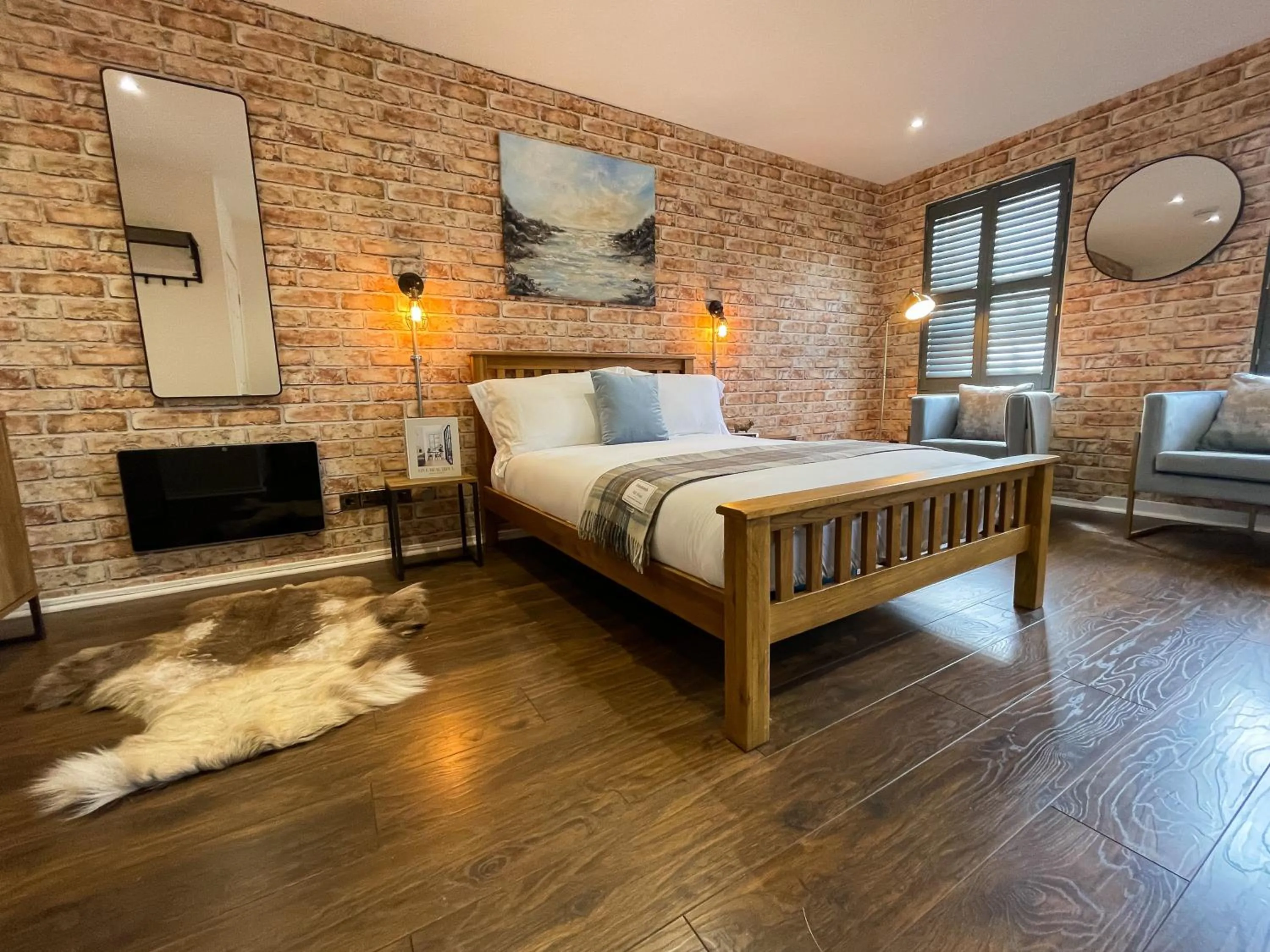 Bed in Studio Hart Castle Rock Grassmarket