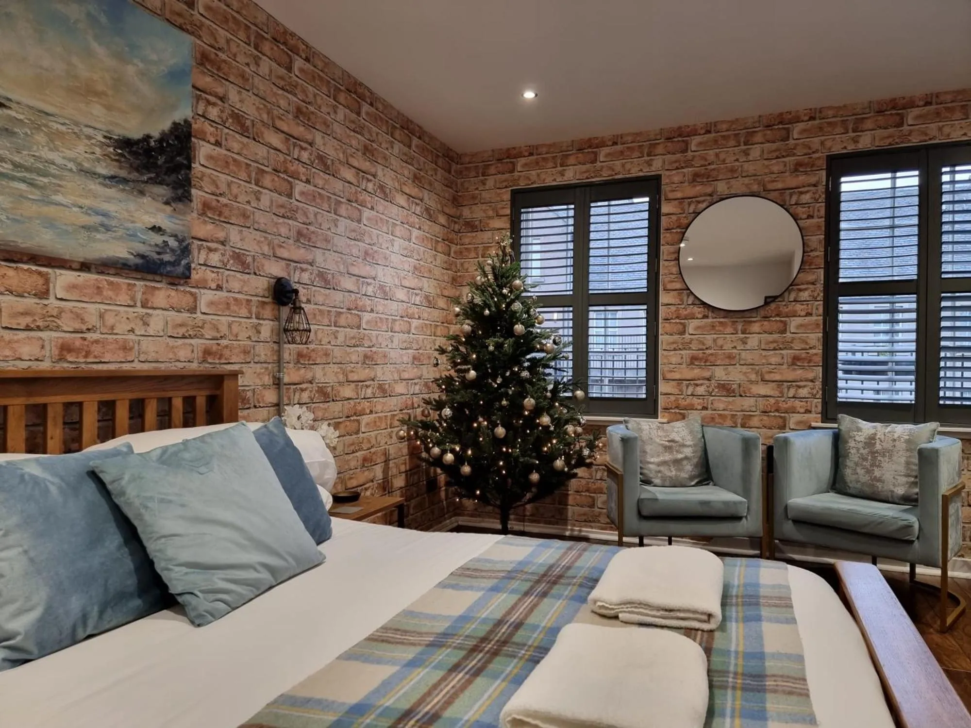 Bed in Studio Hart Castle Rock Grassmarket