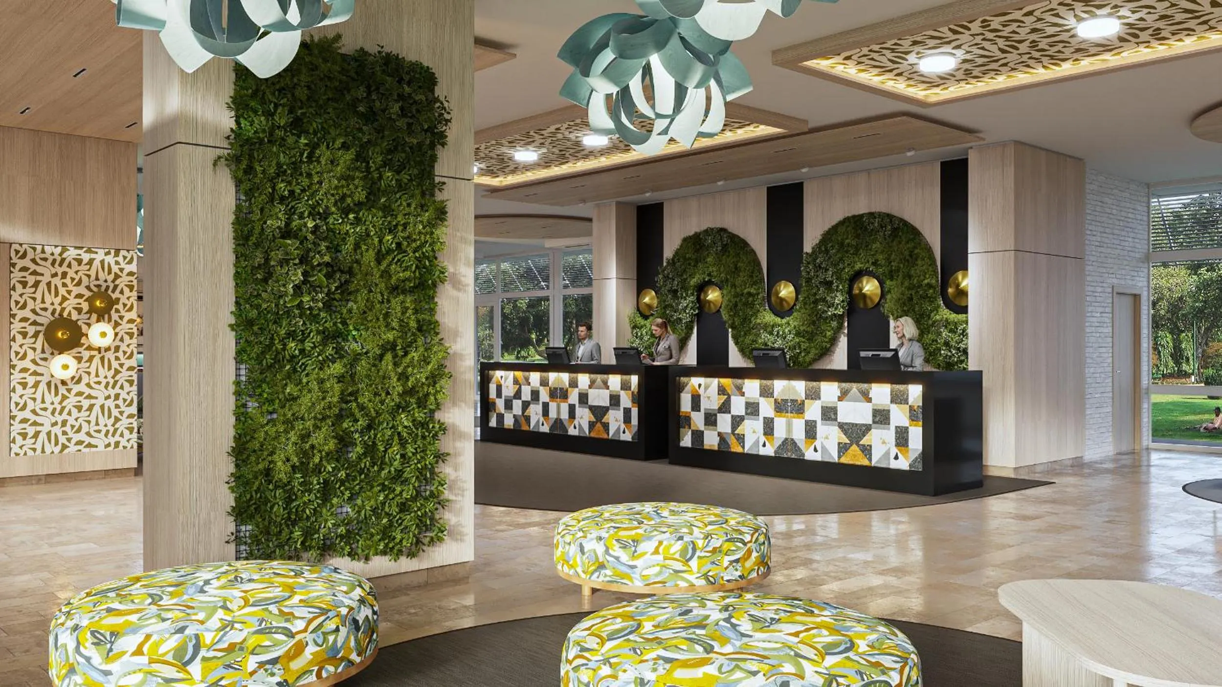 Lobby or reception in Danubius Hotel Annabella