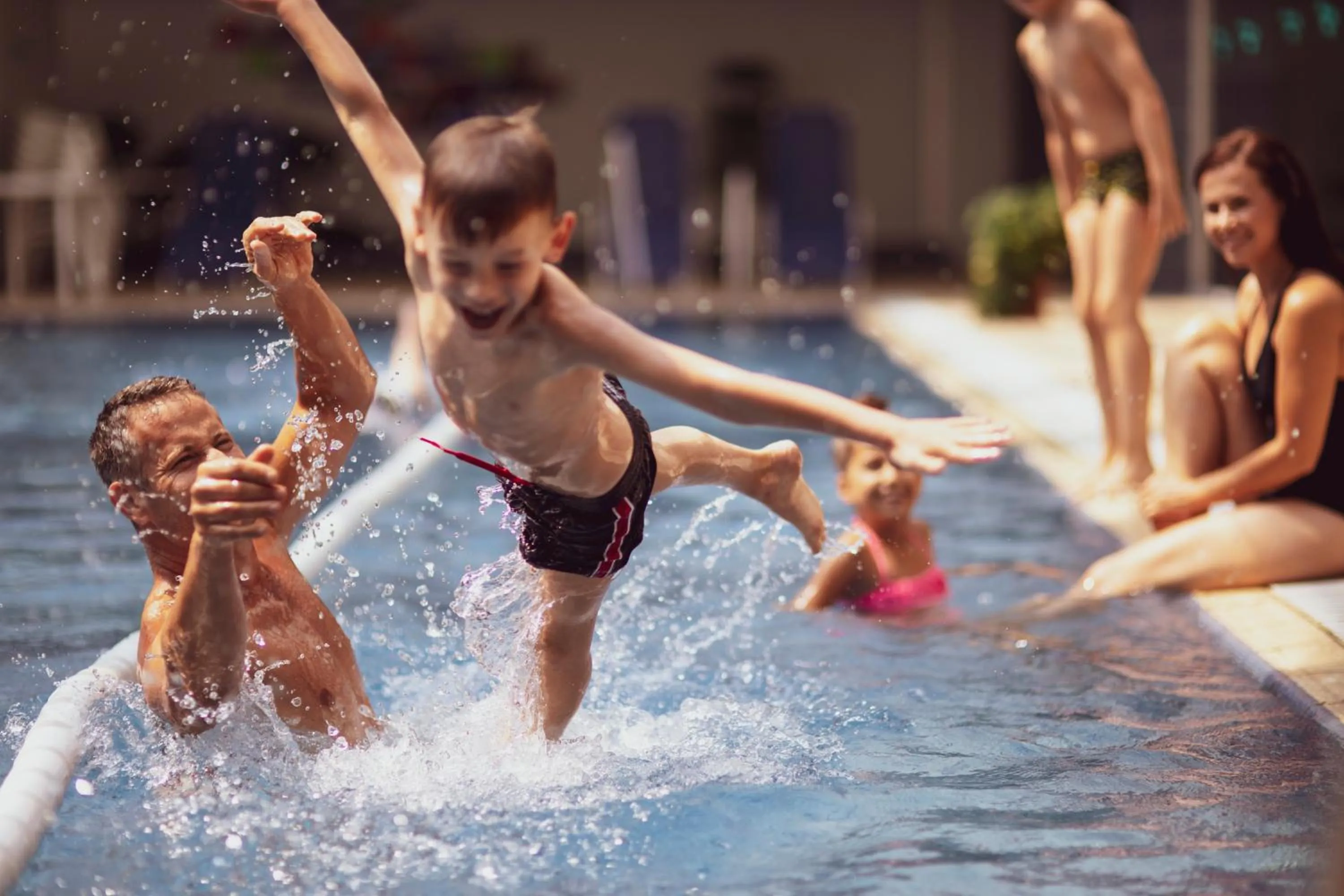 Swimming pool in Danubius Hotel Annabella