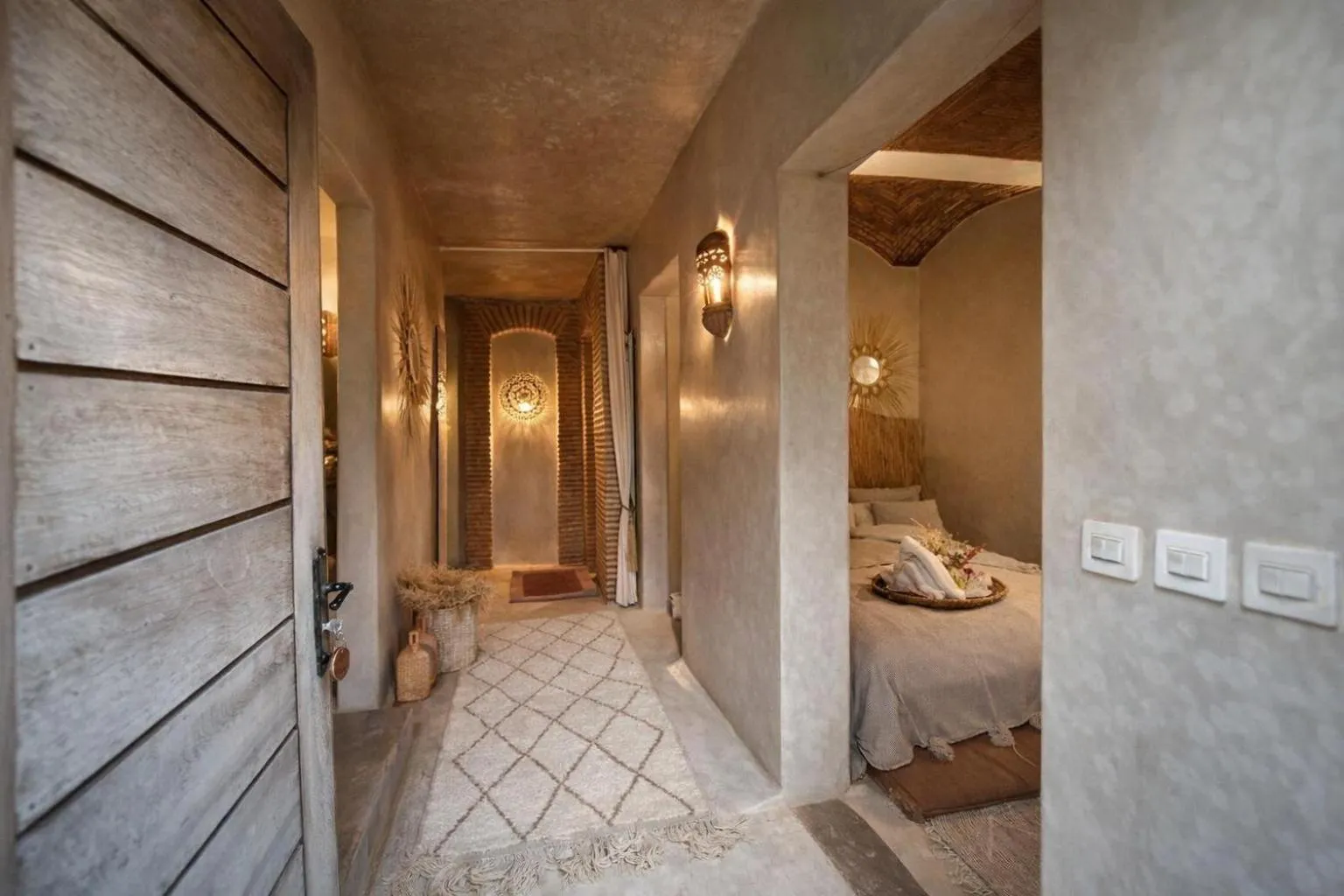 Bed in Jnan Lotf Marrakech - Le Jardin de la Bienveillance
