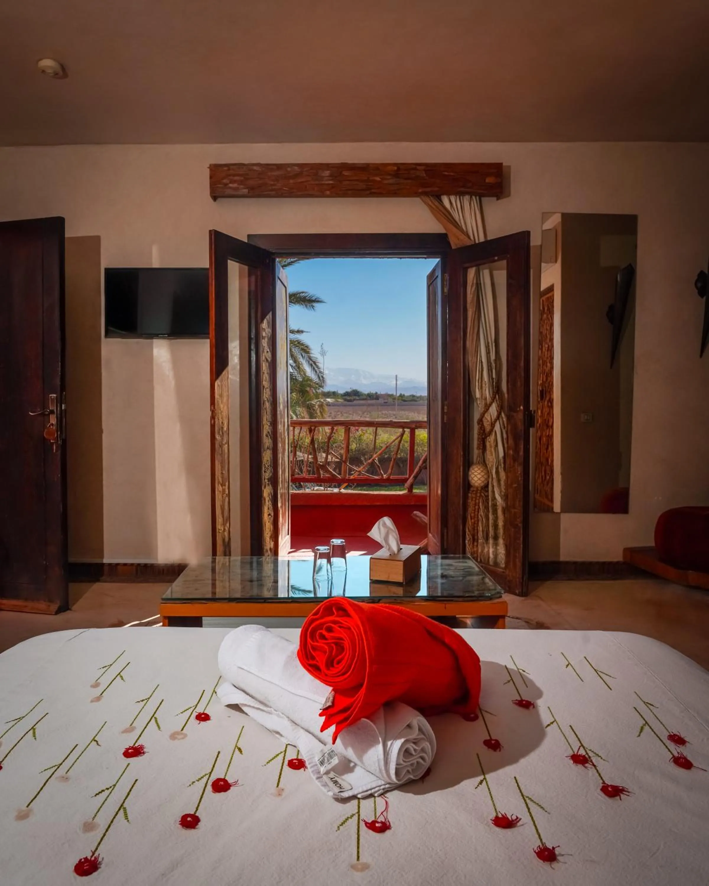 Bed in Jnan Lotf Marrakech - Le Jardin de la Bienveillance