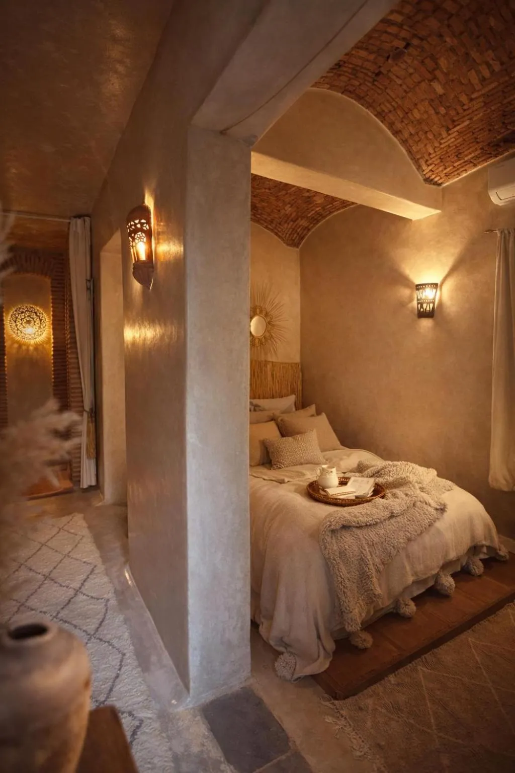 Bed in Jnan Lotf Marrakech - Le Jardin de la Bienveillance