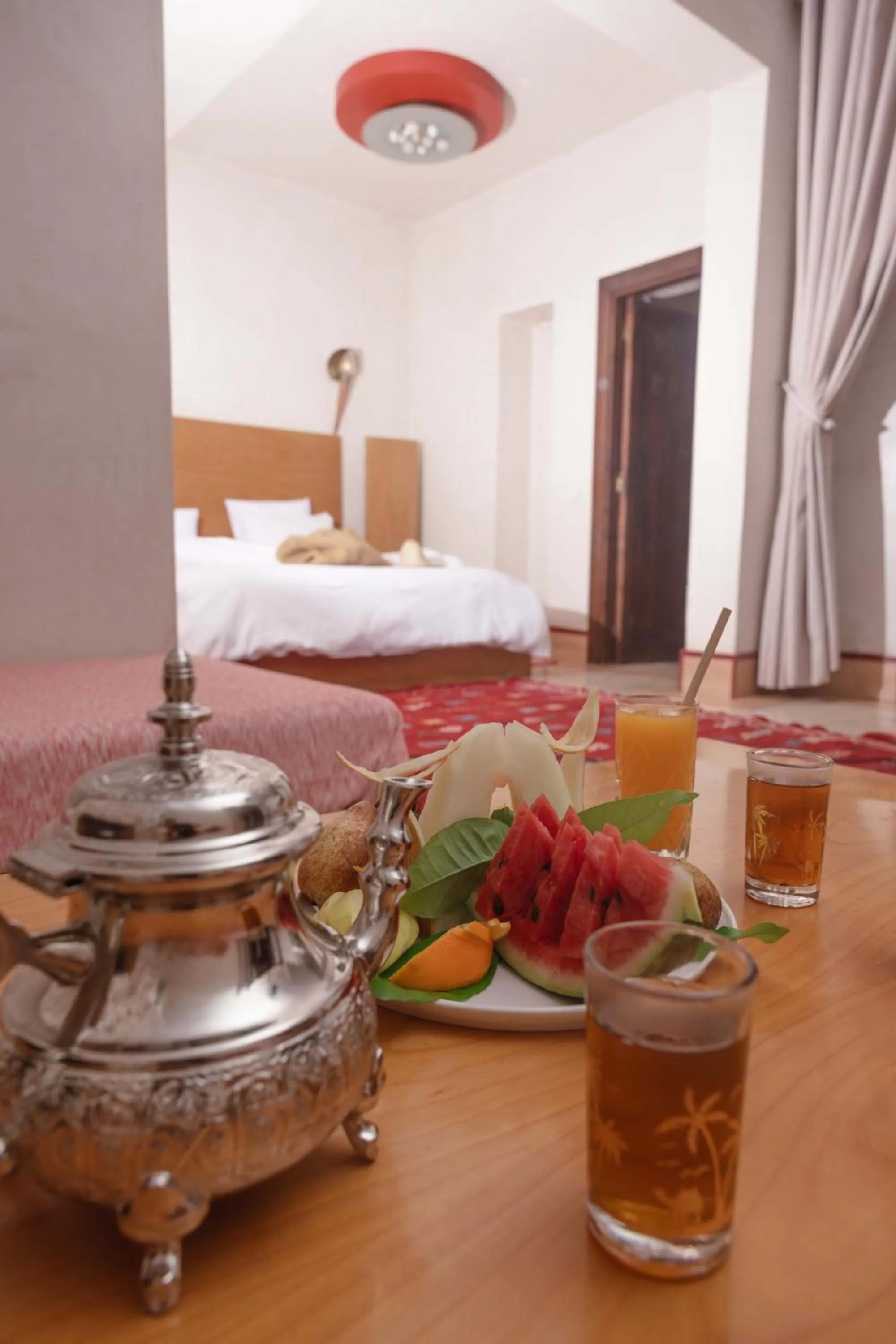 Bed in Jnan Lotf Marrakech - Le Jardin de la Bienveillance