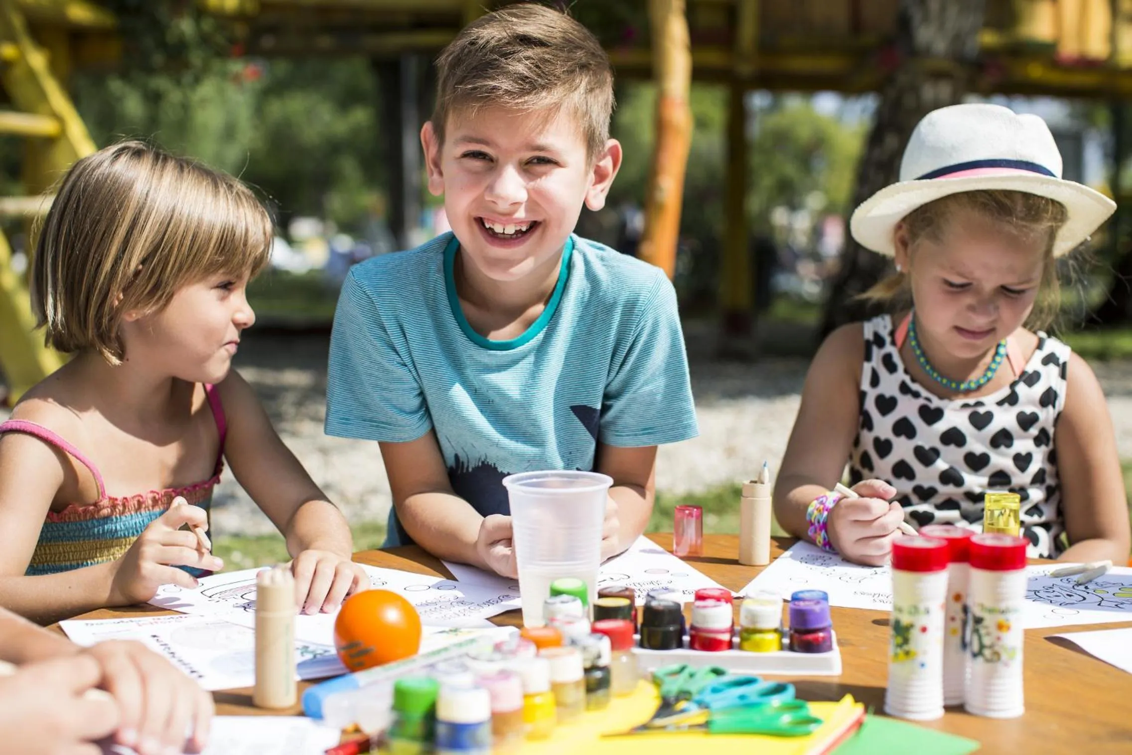 Children play ground in Danubius Hotel Marina