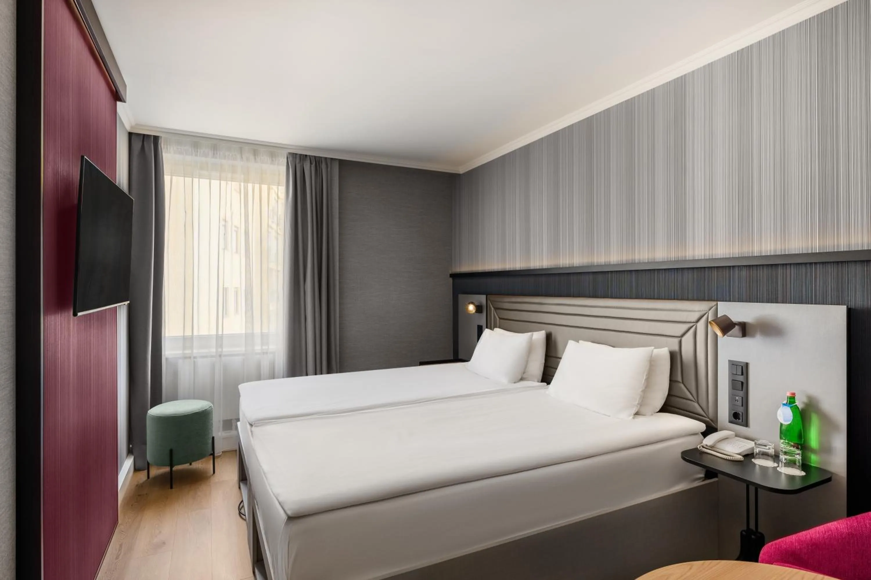 Bed in Danubius Hotel Erzsébet City Center