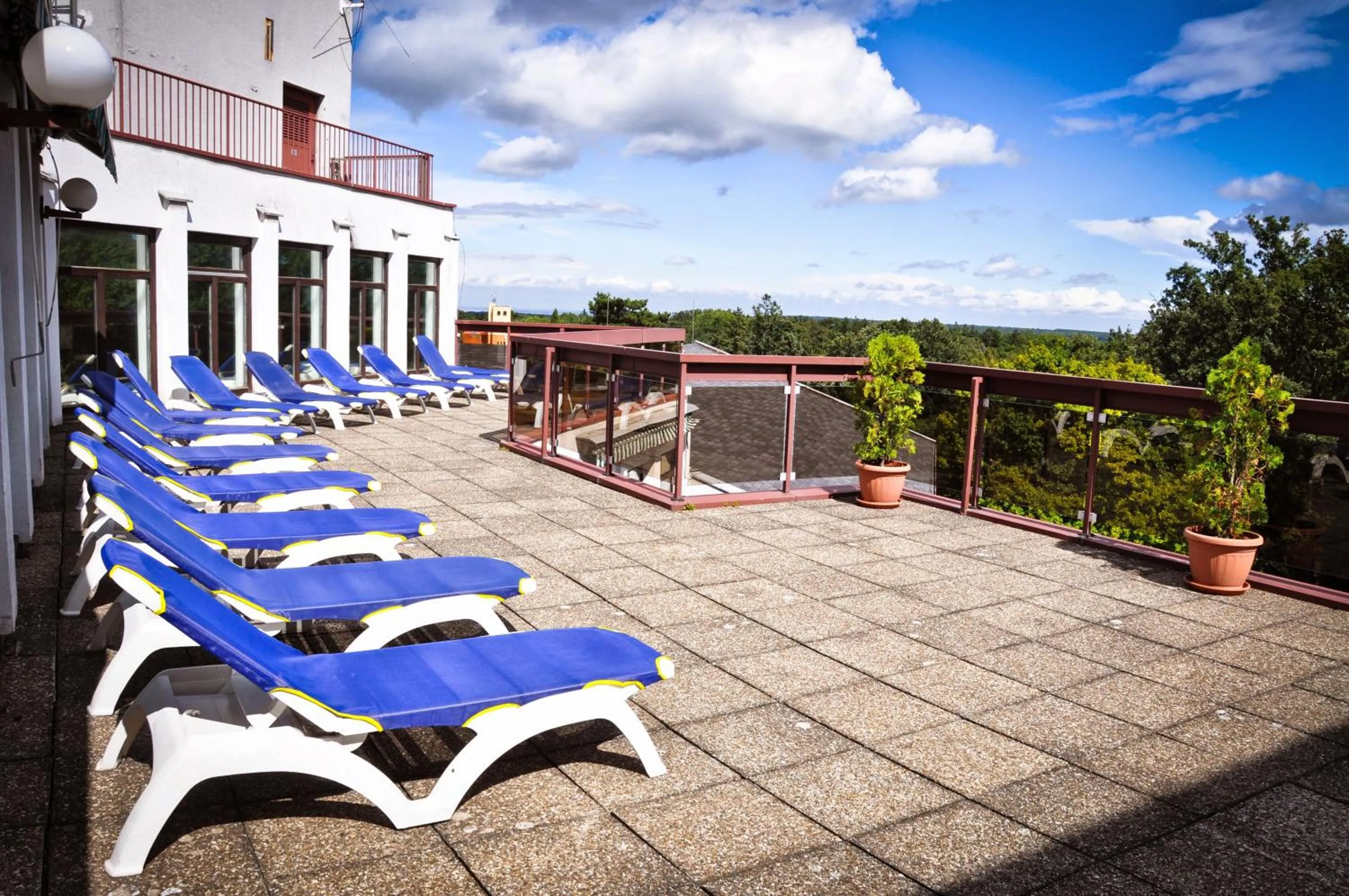 Balcony/Terrace in Hotel Lövér Sopron