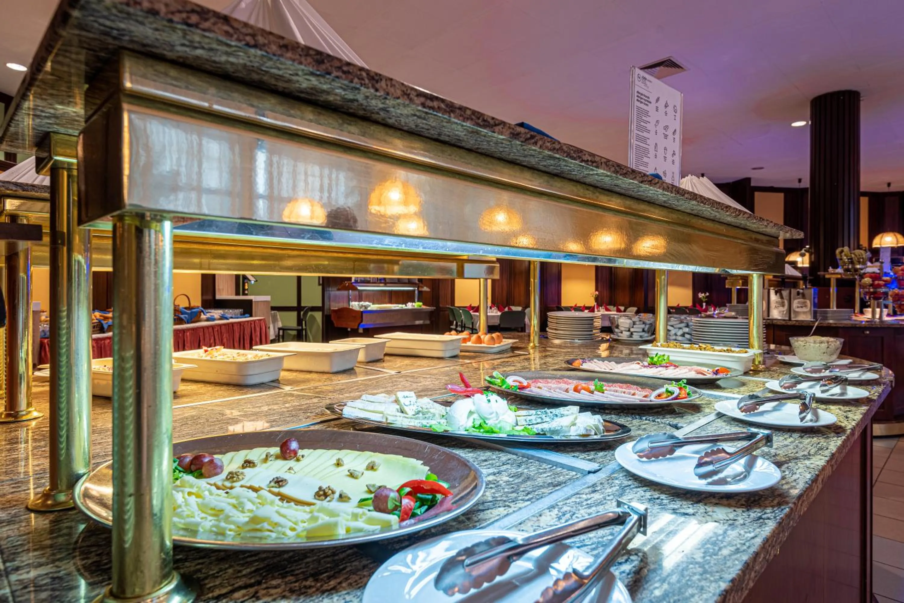 Buffet breakfast in Hotel Lövér Sopron