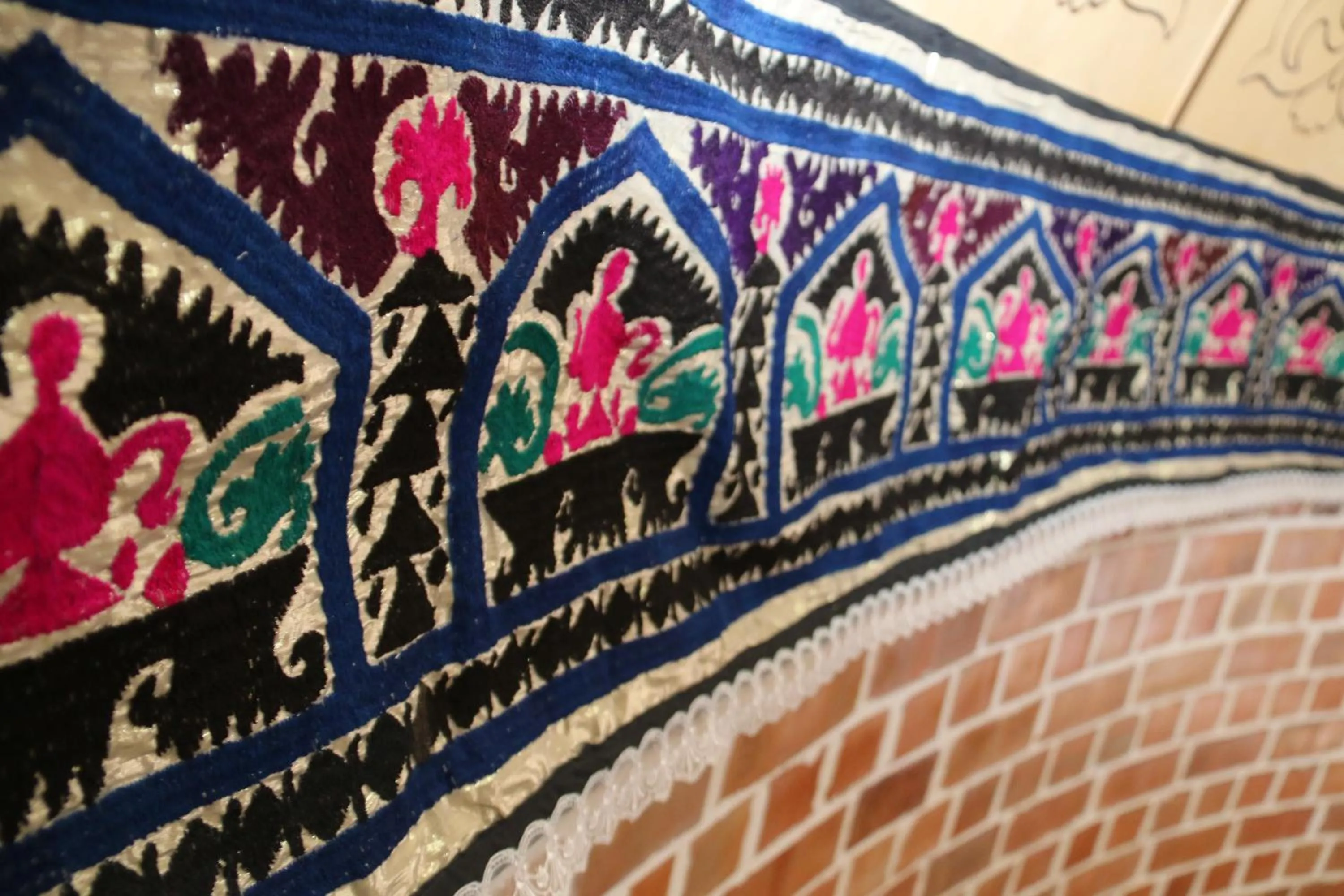 Decorative detail in Hotel Gumbaz