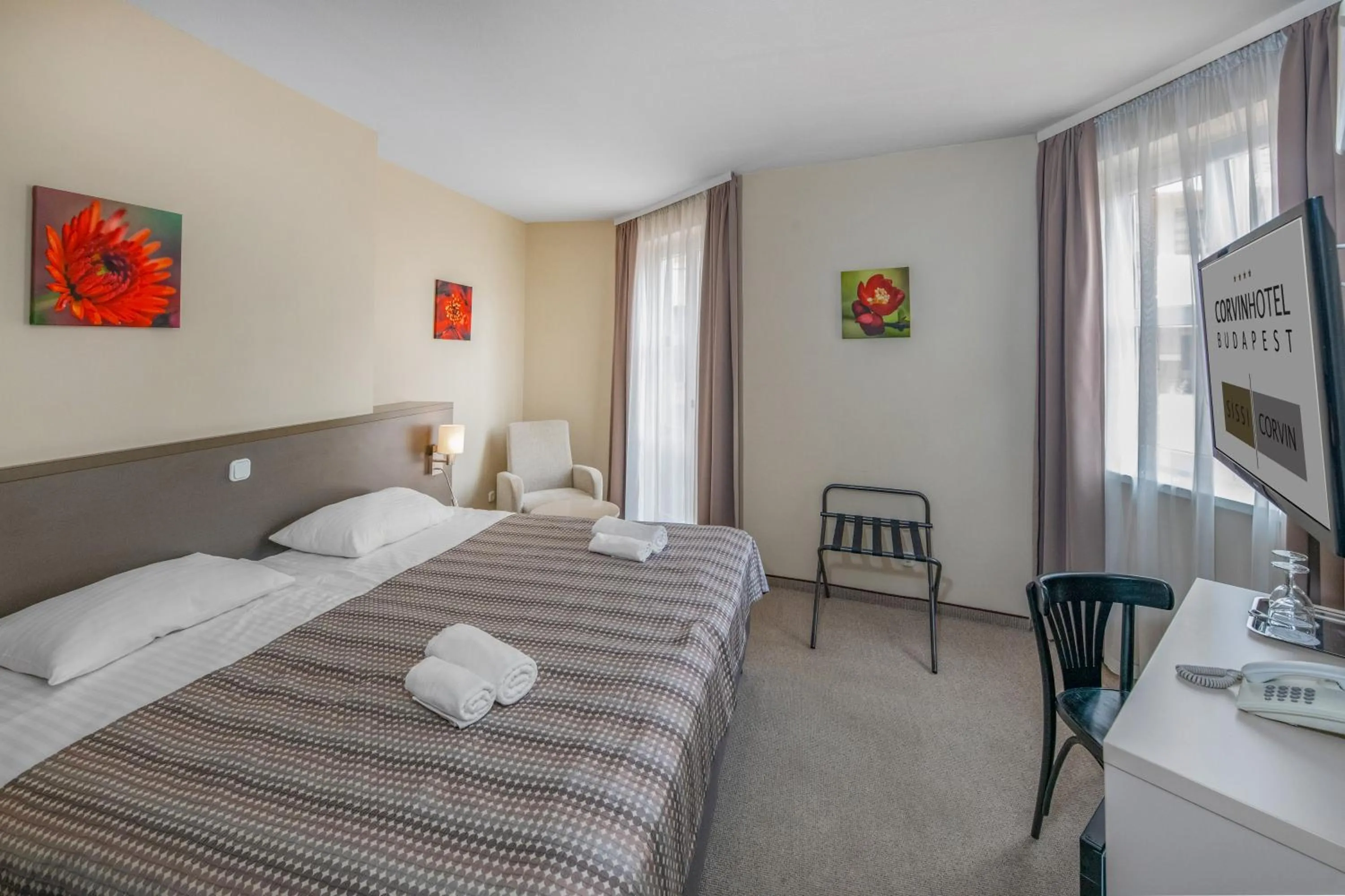 Photo of the whole room, Bed in Corvin Hotel Budapest Corvin Wing