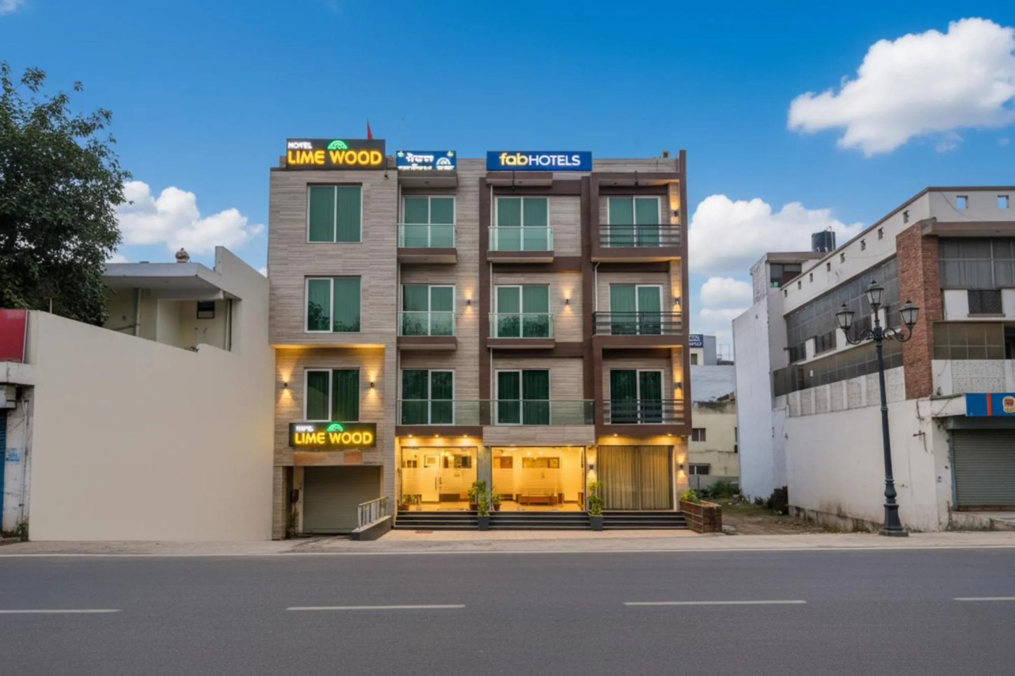 Property building in FabHotel Lime Wood