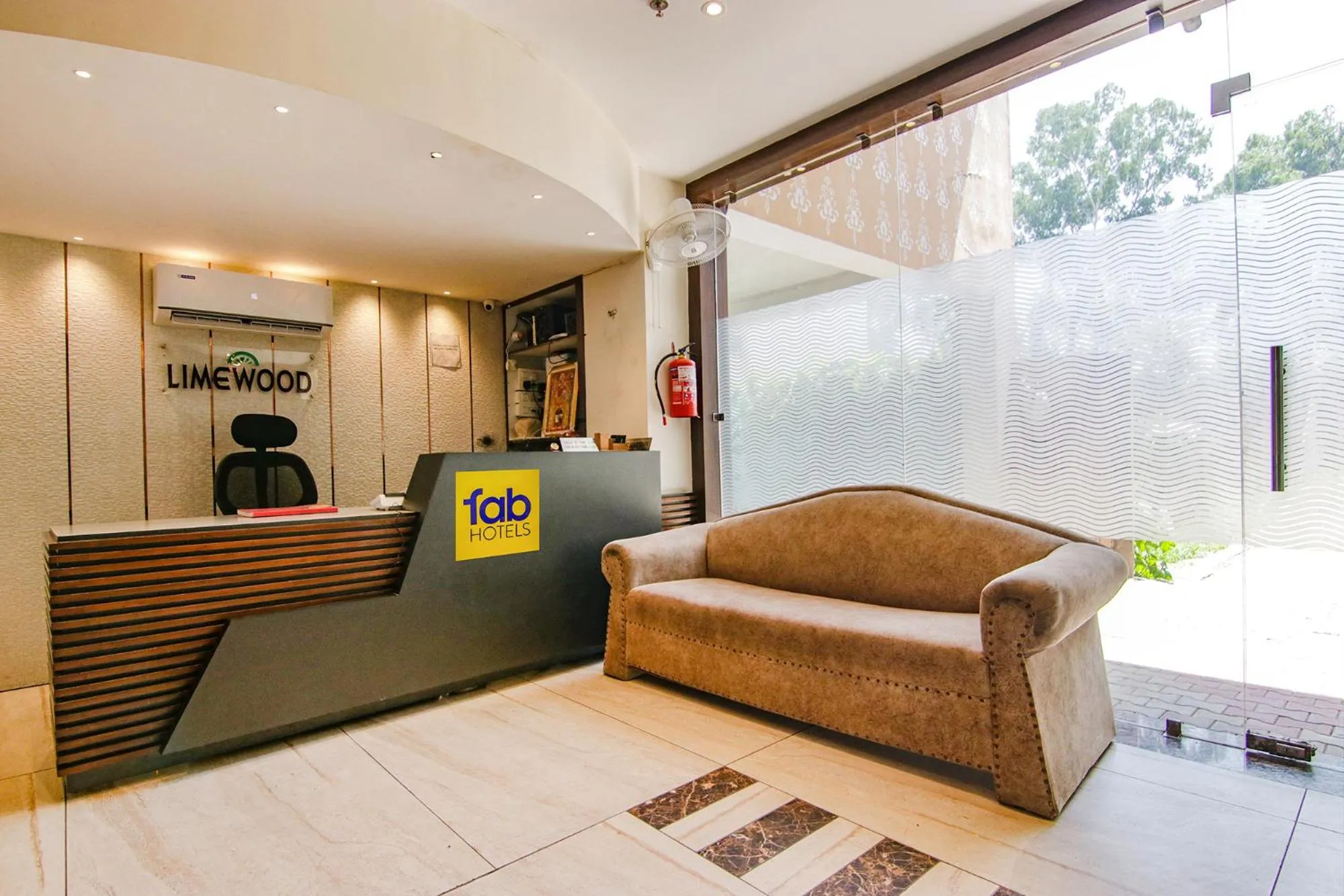 Lobby or reception in FabHotel Lime Wood