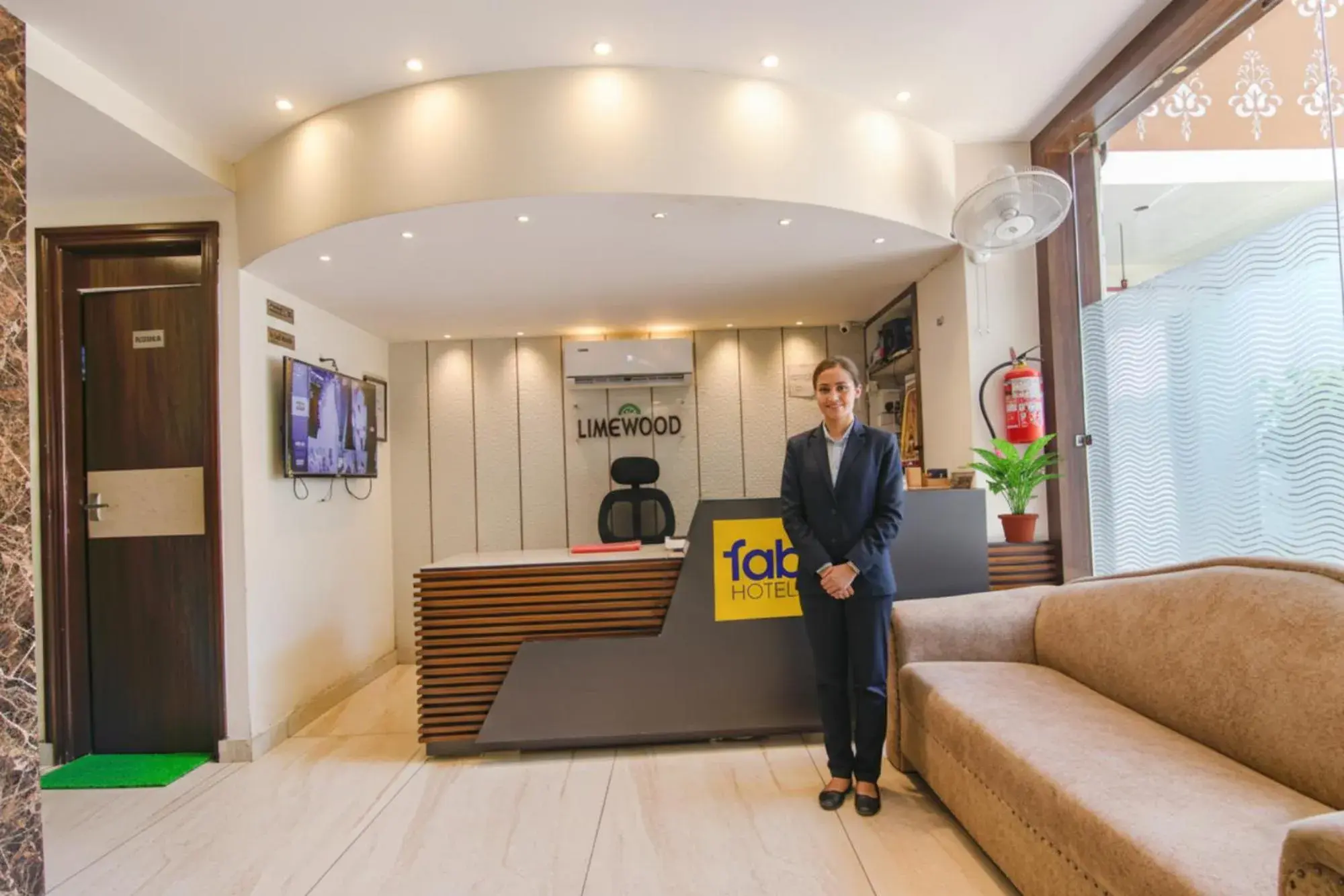 Lobby or reception in FabHotel Lime Wood Lobby or reception in FabHotel Lime Wood