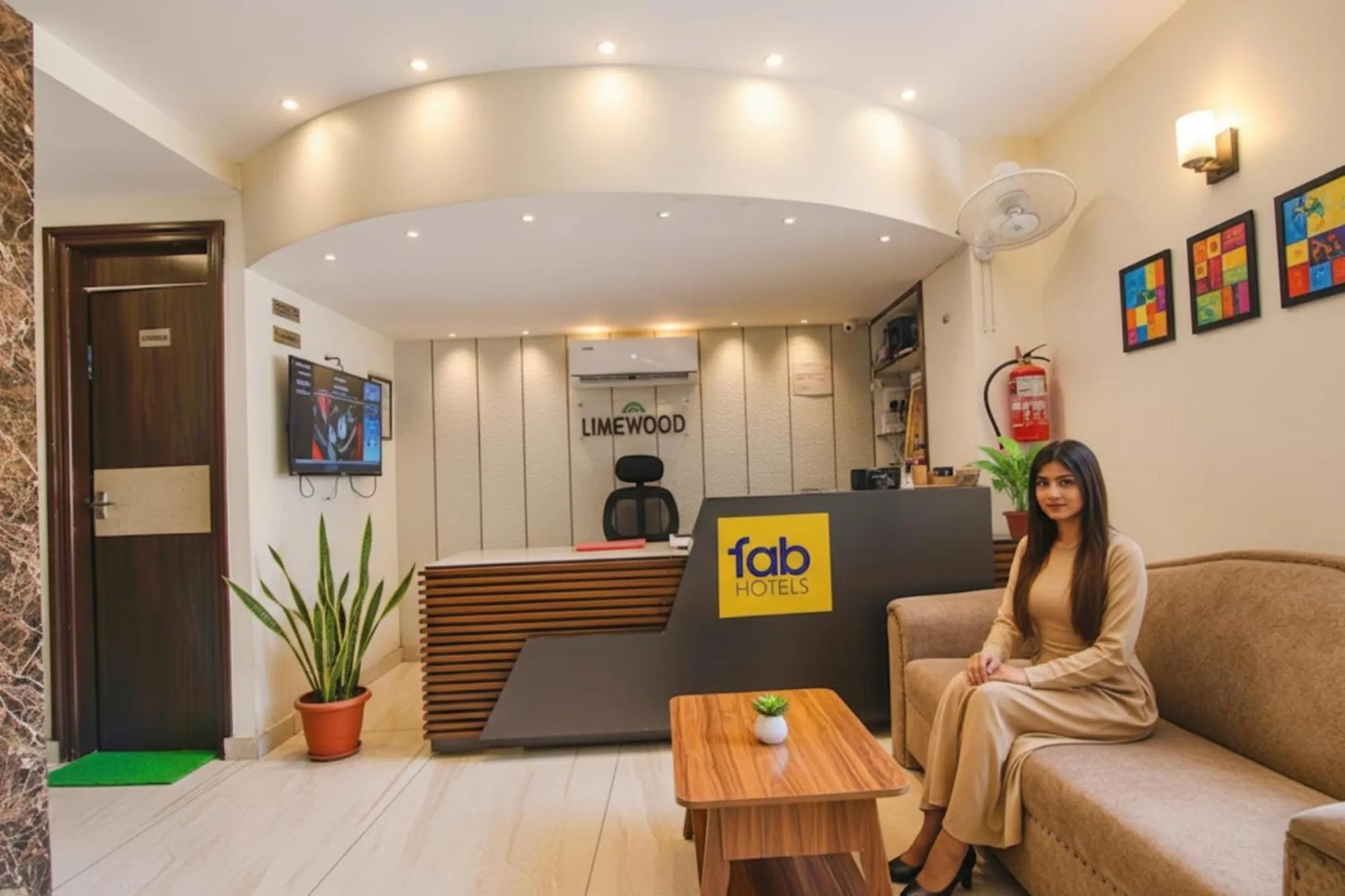 Lobby or reception in FabHotel Lime Wood