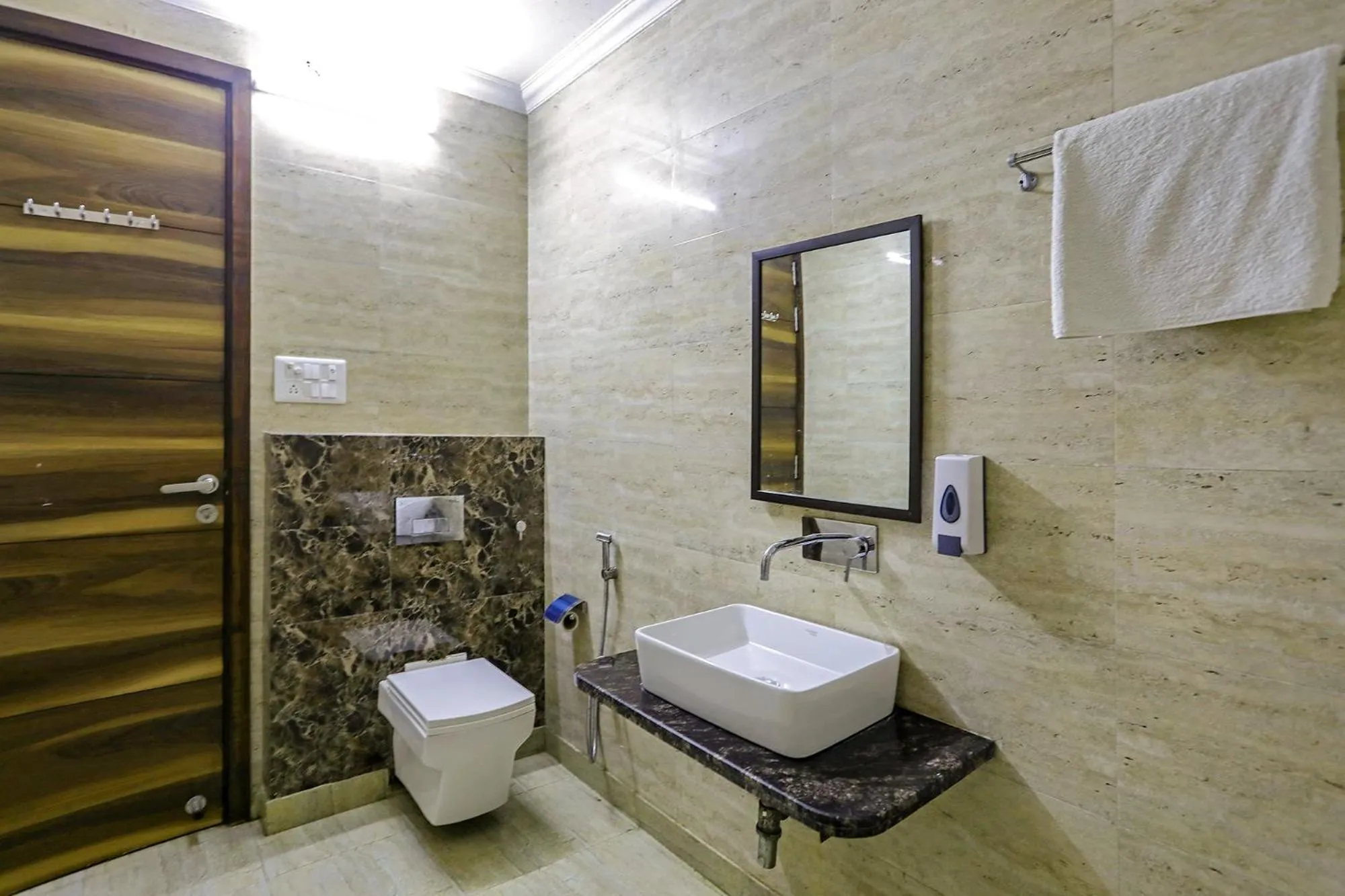 Bathroom in FabHotel White House BNB - Nr Yashobhoomi Convention Centre