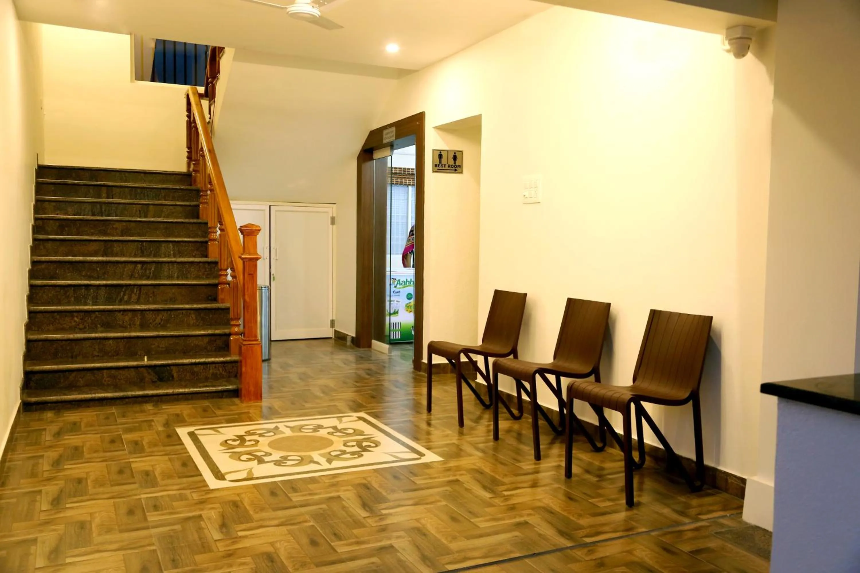 Seating area in THAAI RESIDENCY