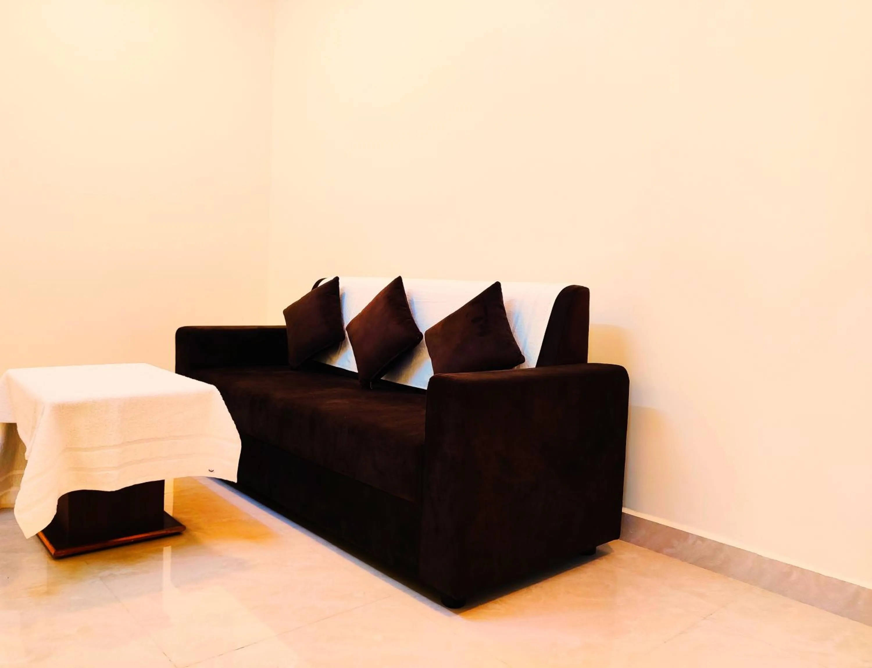 Seating area in THAAI RESIDENCY