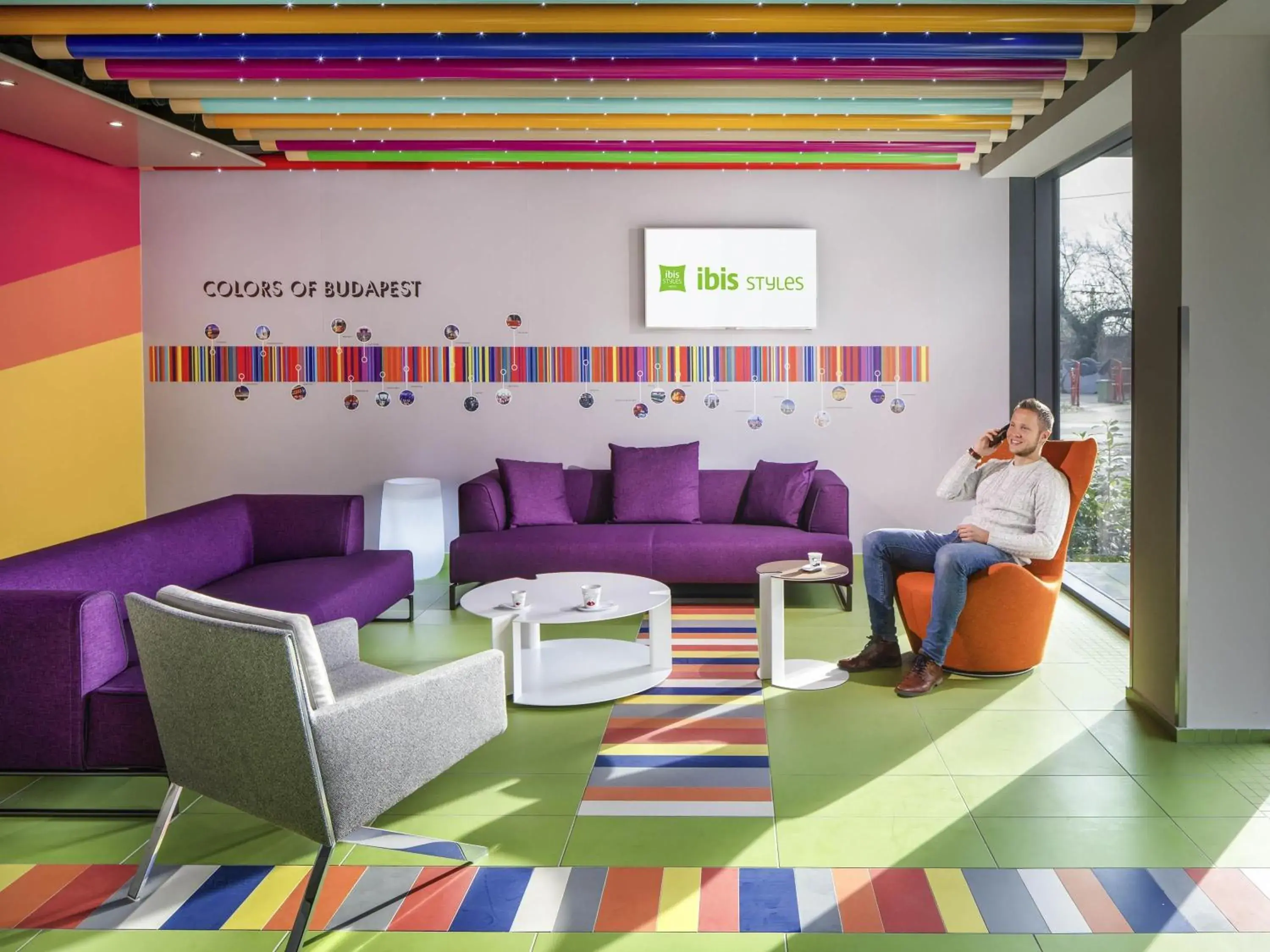 Lounge or bar in ibis Styles Budapest Citywest Lounge or bar in ibis Styles Budapest Citywest