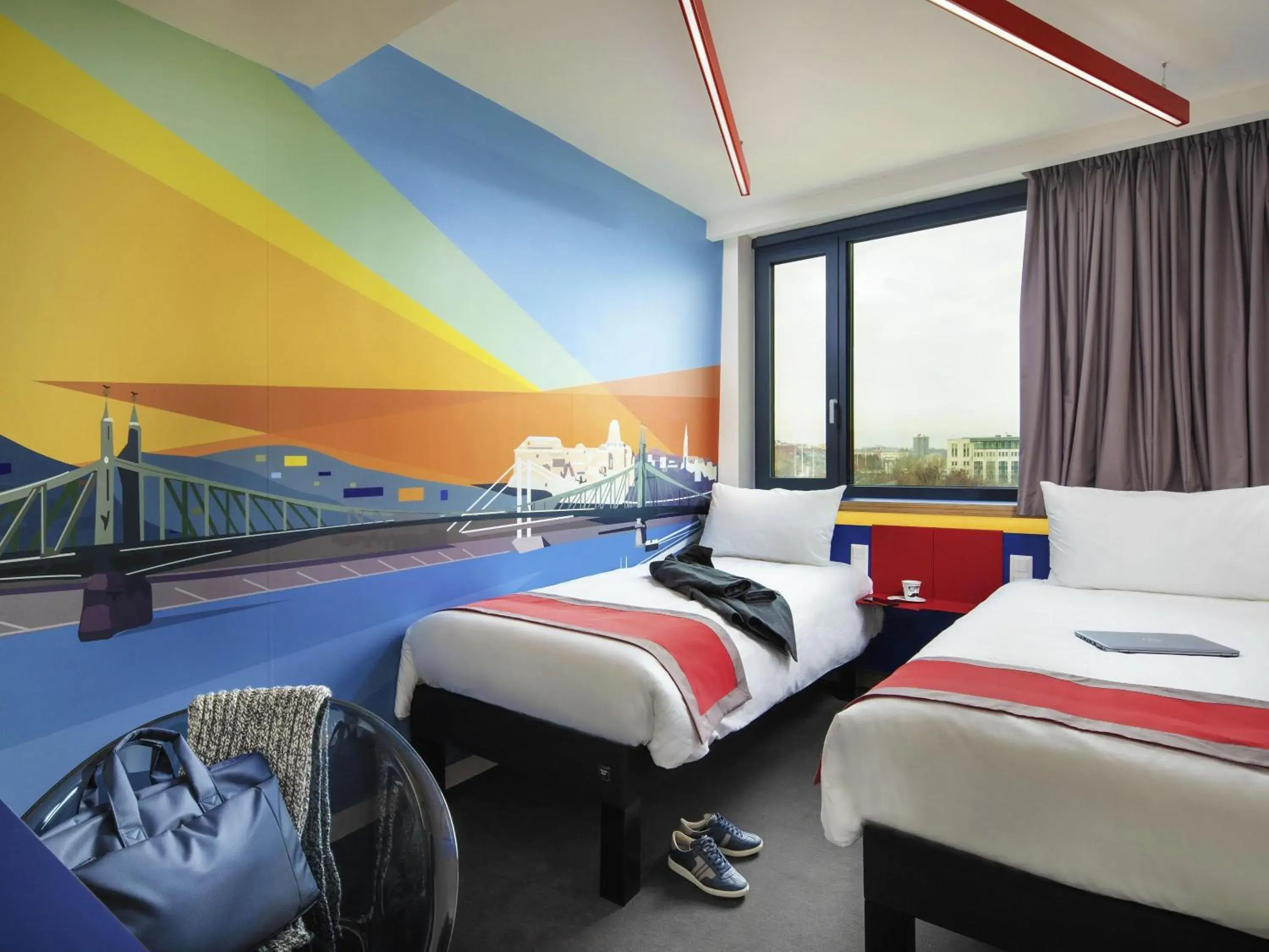 Bedroom, Bed in ibis Styles Budapest Citywest Bedroom, Bed in ibis Styles Budapest Citywest
