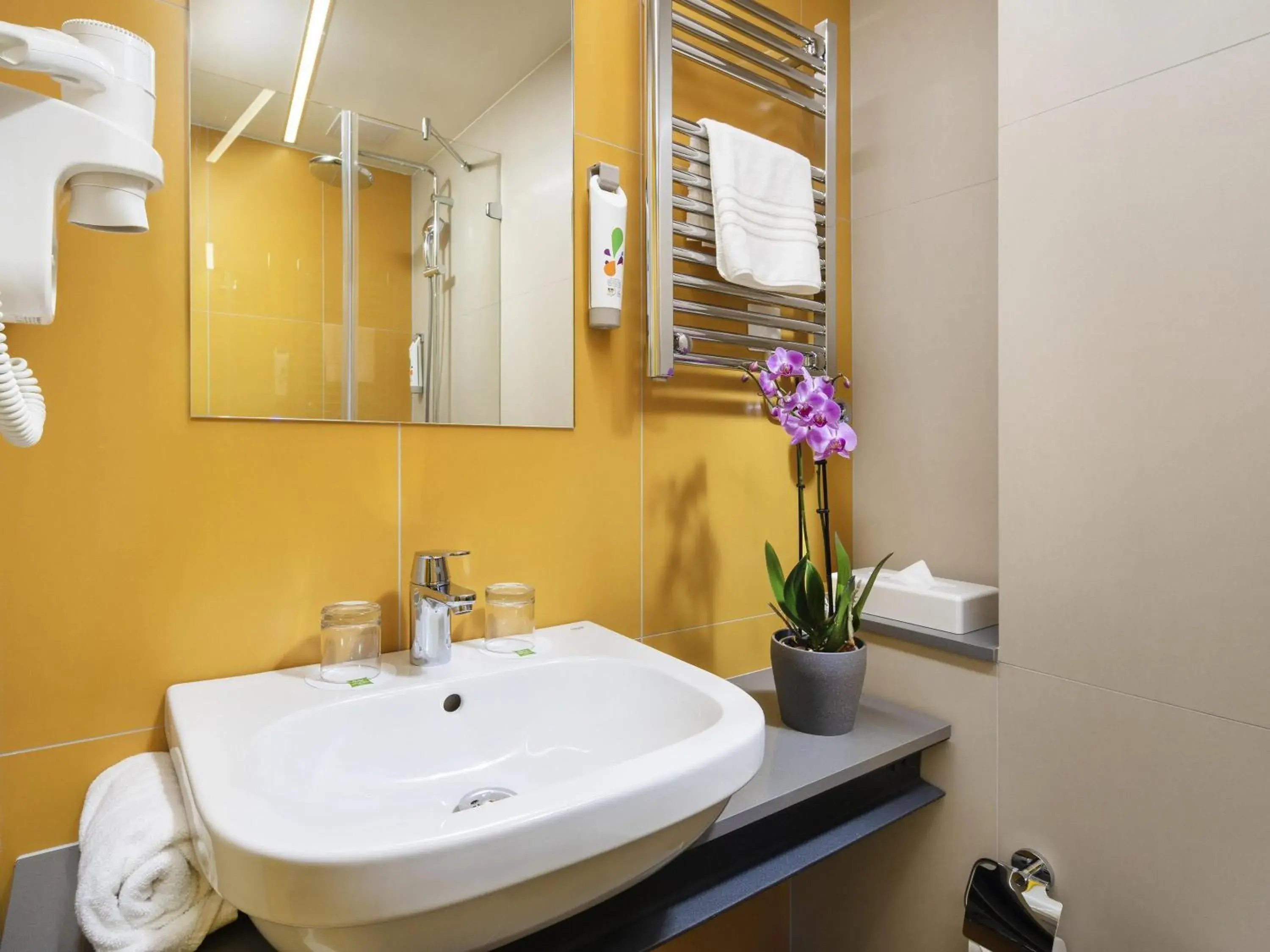 Bedroom in ibis Styles Budapest Citywest Bedroom in ibis Styles Budapest Citywest