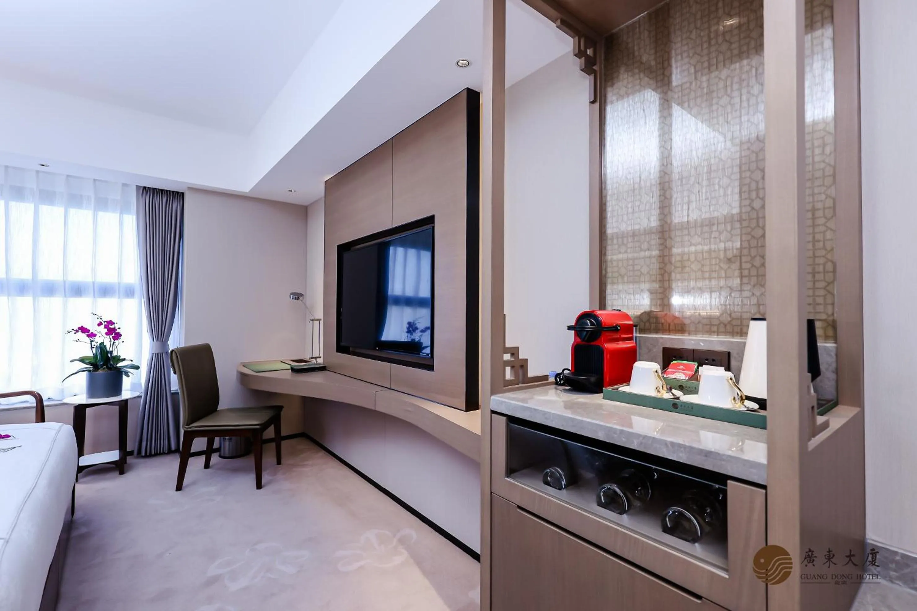 Seating area in Beijing Guangdong Hotel