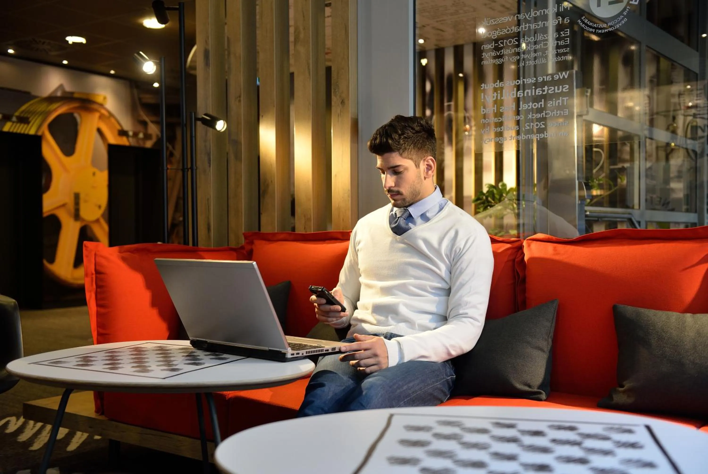 People in Ibis Budapest City