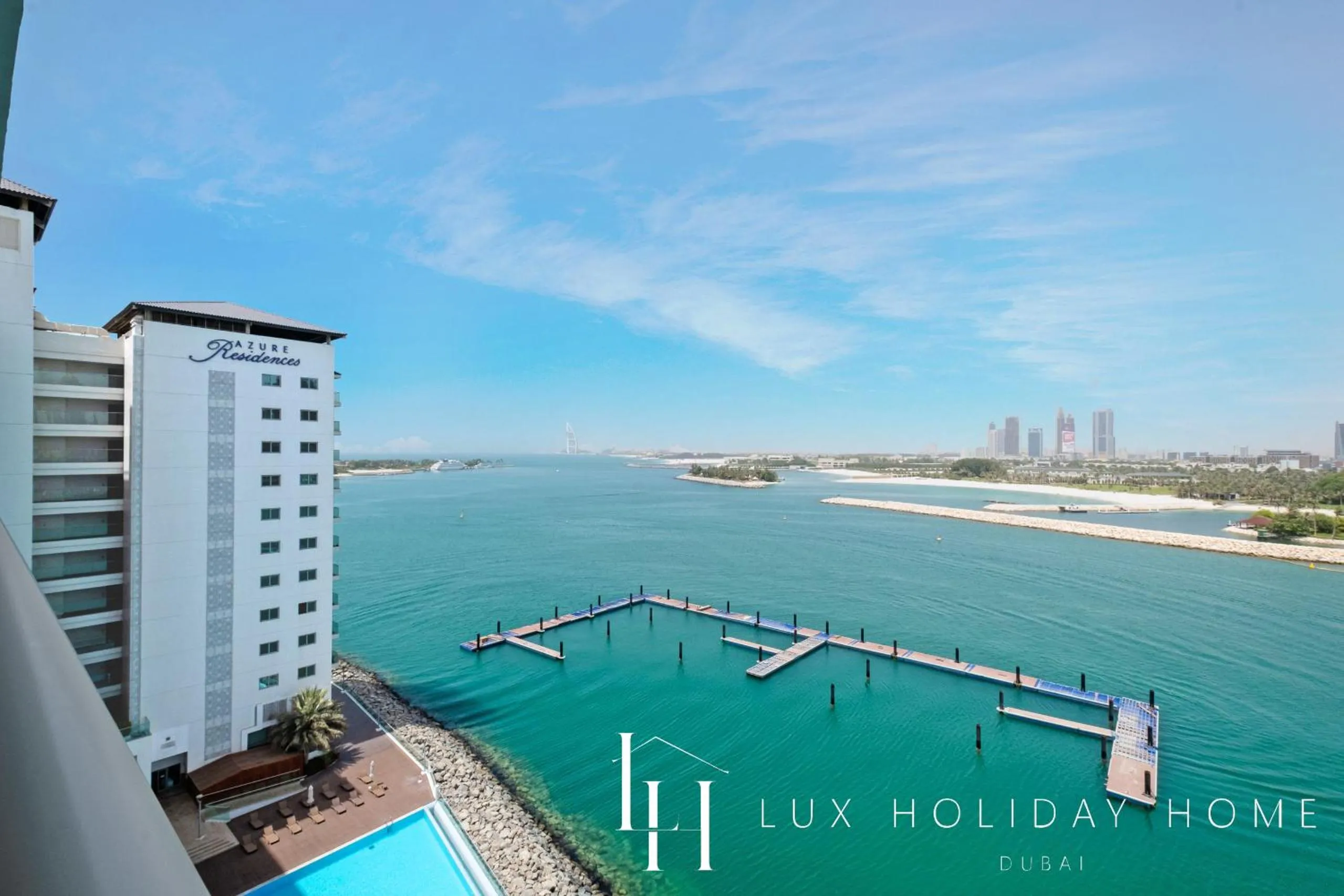 Sea view in LUX Opulent Island Suite 6 Burj View