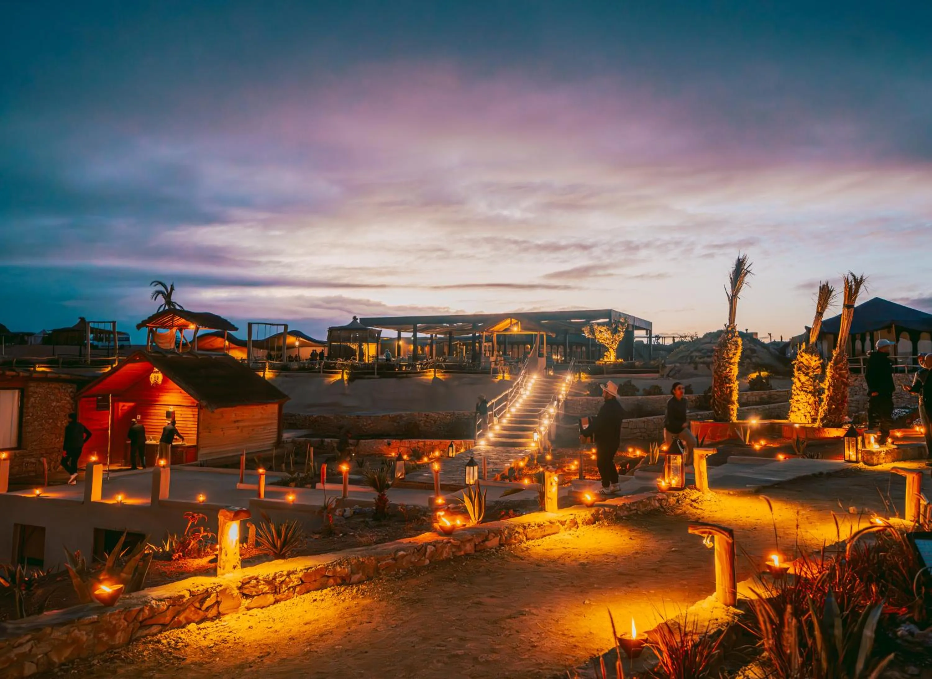 Night in Le Bédouin agafay