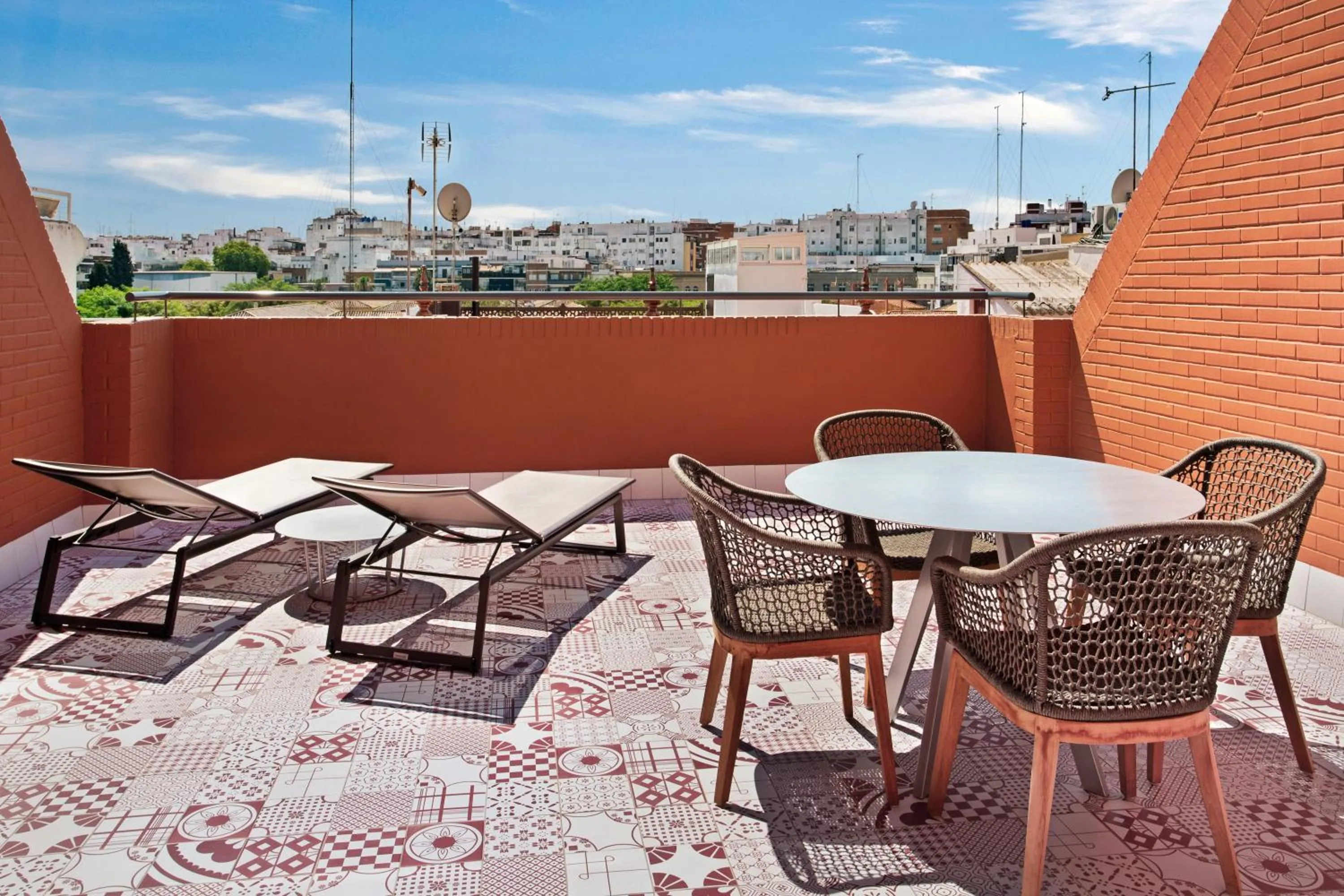 Balcony/Terrace in Eurostars Guadalquivir