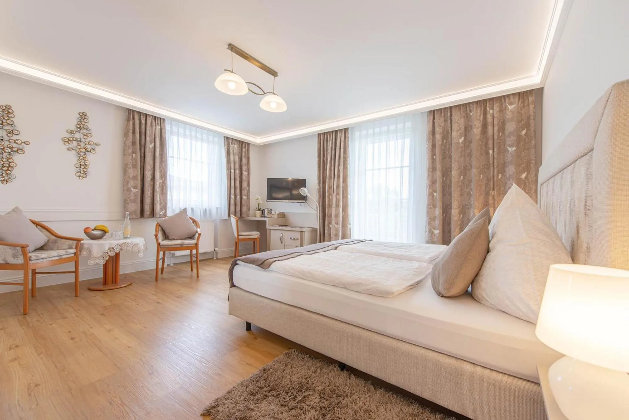 Deluxe Double Room with Balcony - single occupancy in Hotel Garni Lichtquelle