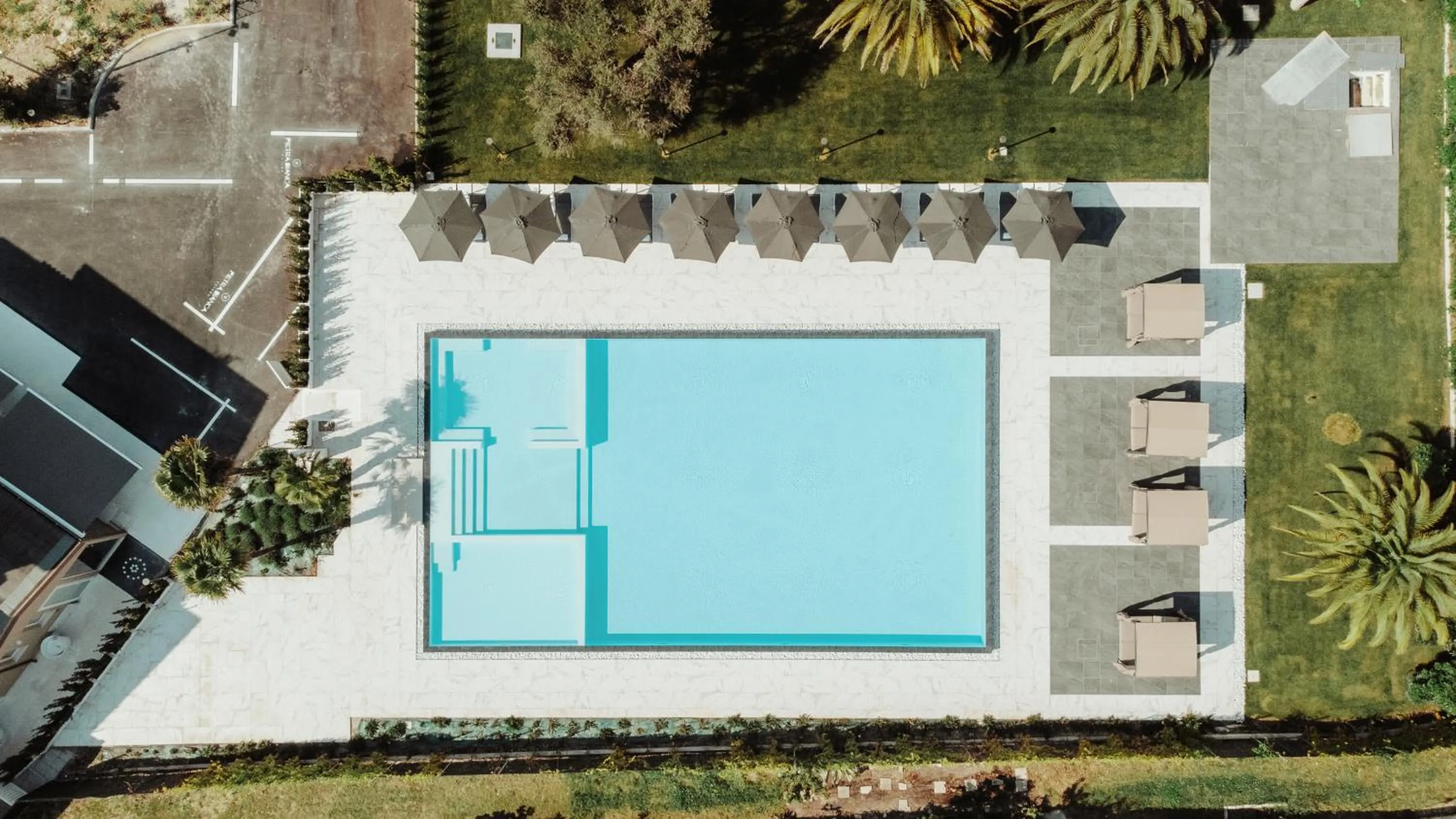 Pool view in Pietra Bianca Hotel