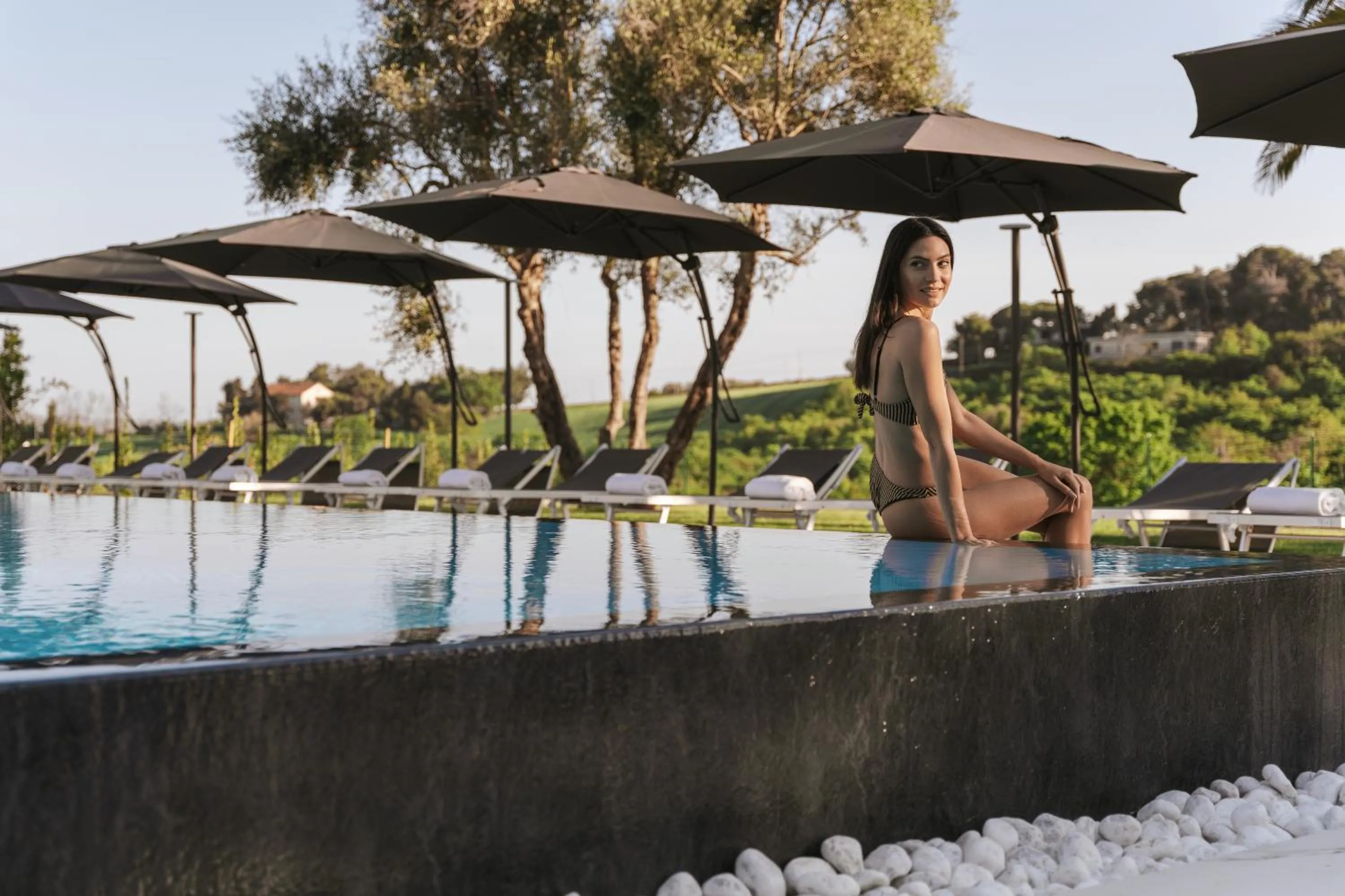 Swimming pool in Pietra Bianca Hotel