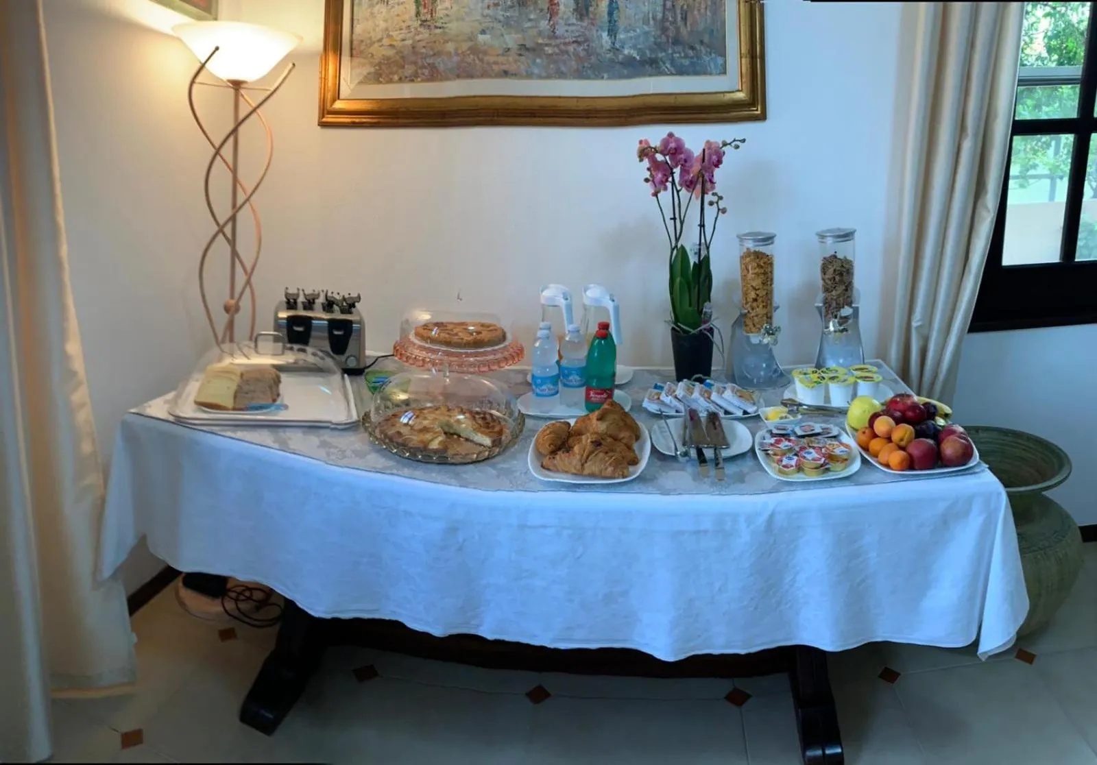 Food and drinks in B&B Bentu de Mari