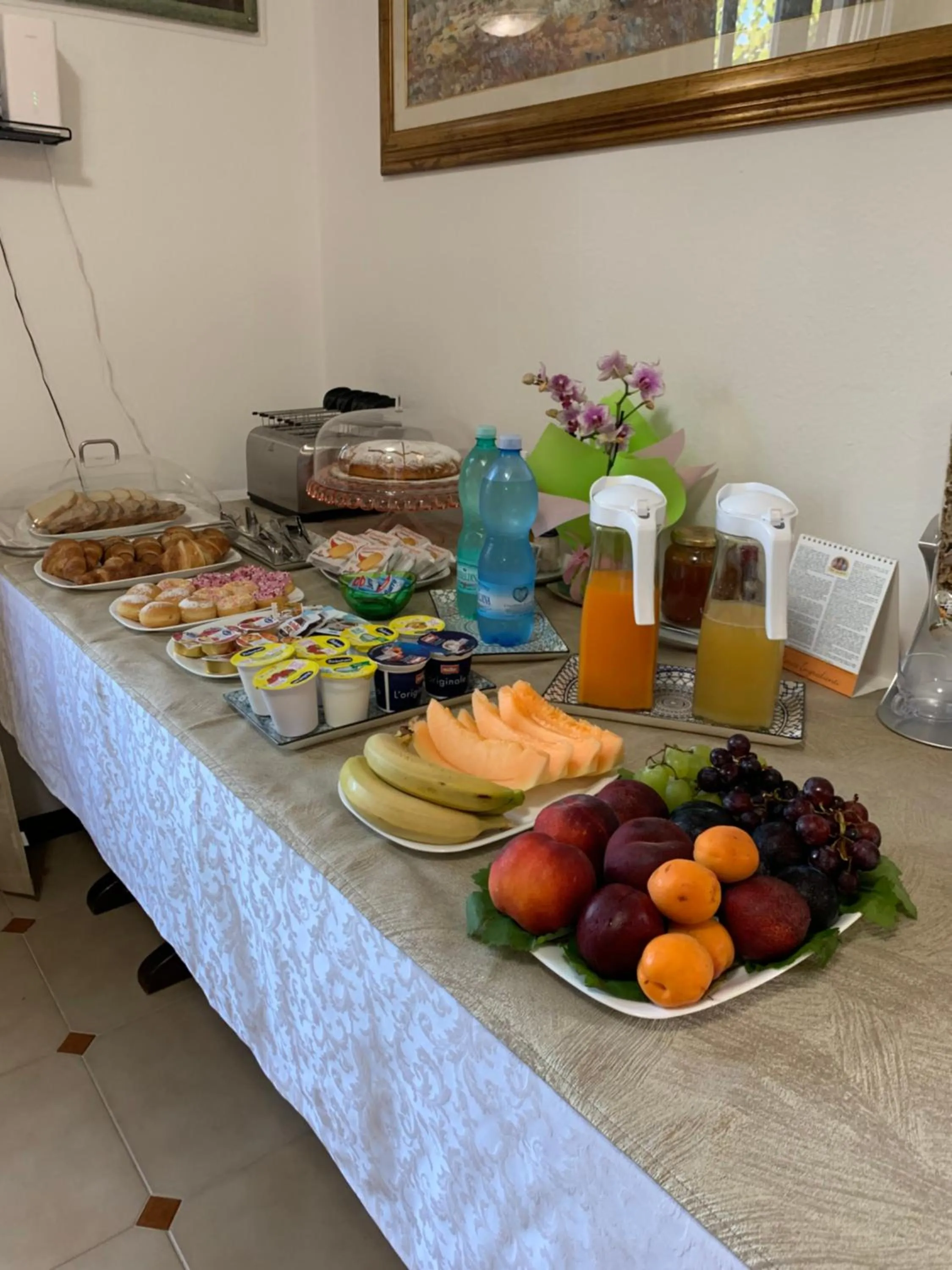 Buffet breakfast in B&B Bentu de Mari