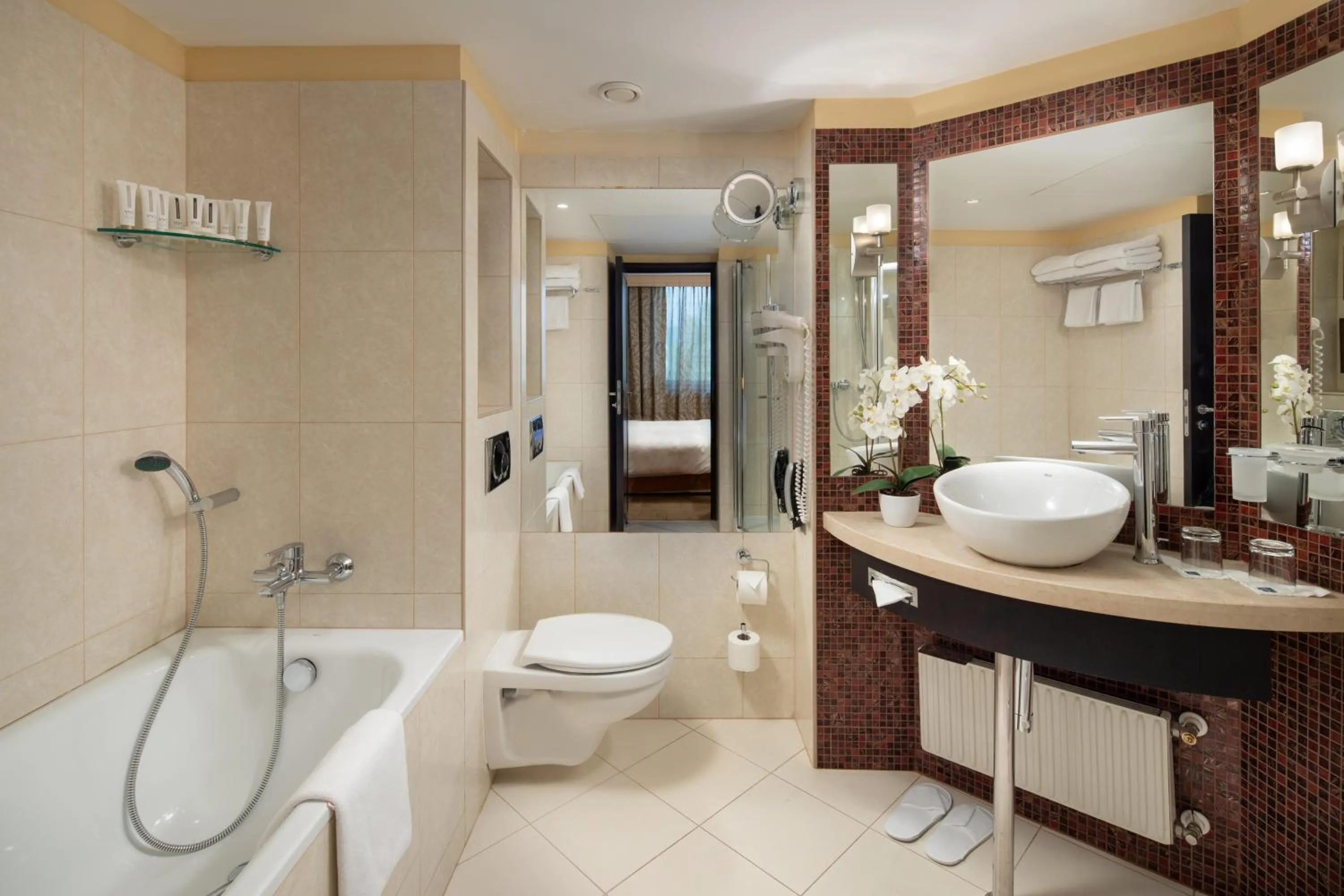 Bathroom in Verdi Budapest Aquincum