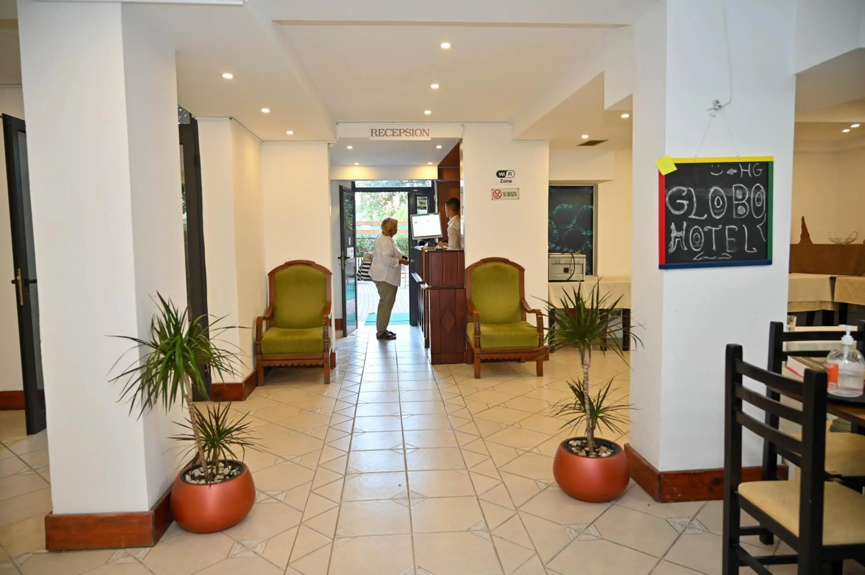 Lobby or reception in Hotel Globo