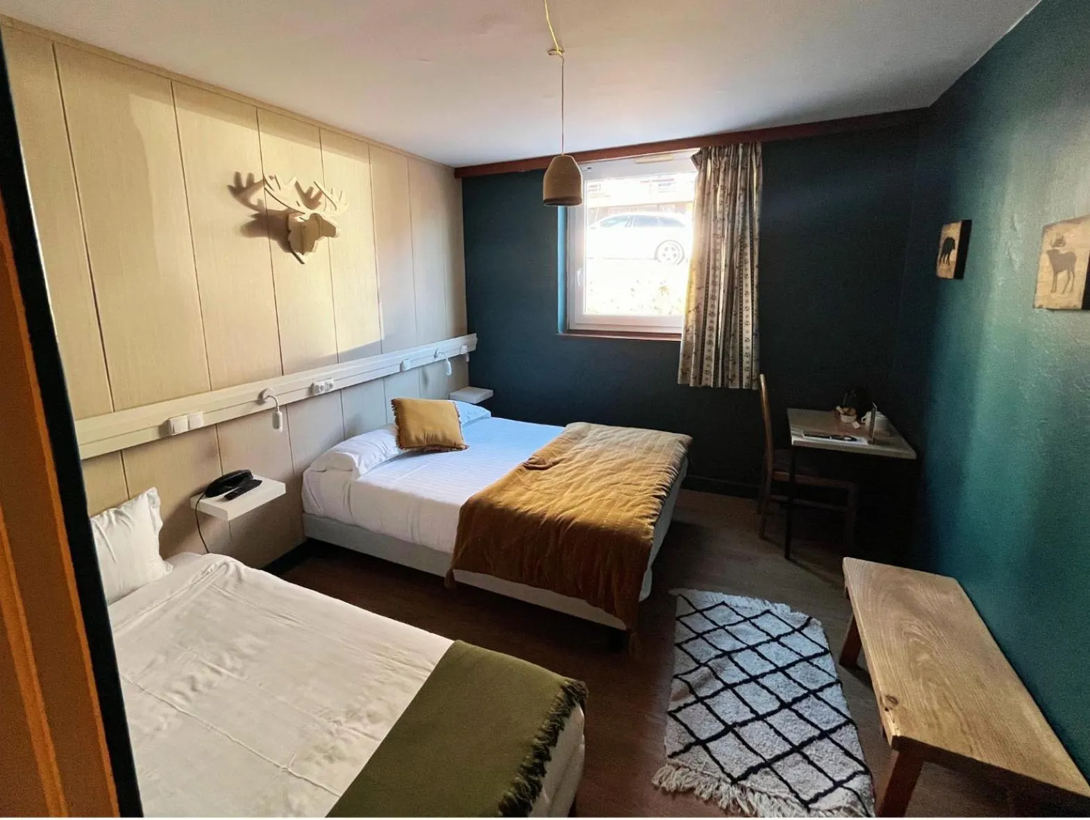 Bedroom in Hotel Perdrix