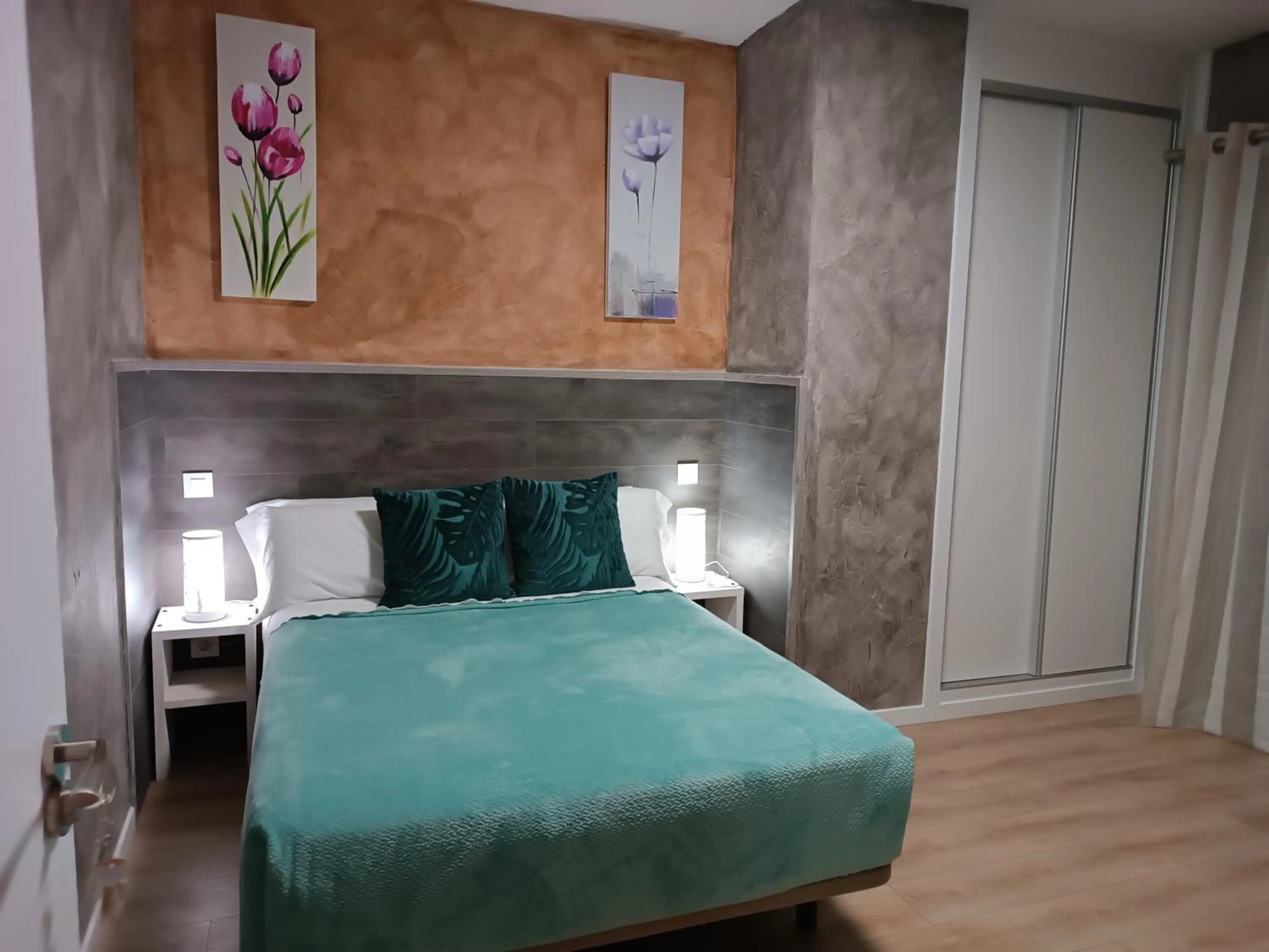 Bed in Hotel Alma Rosa