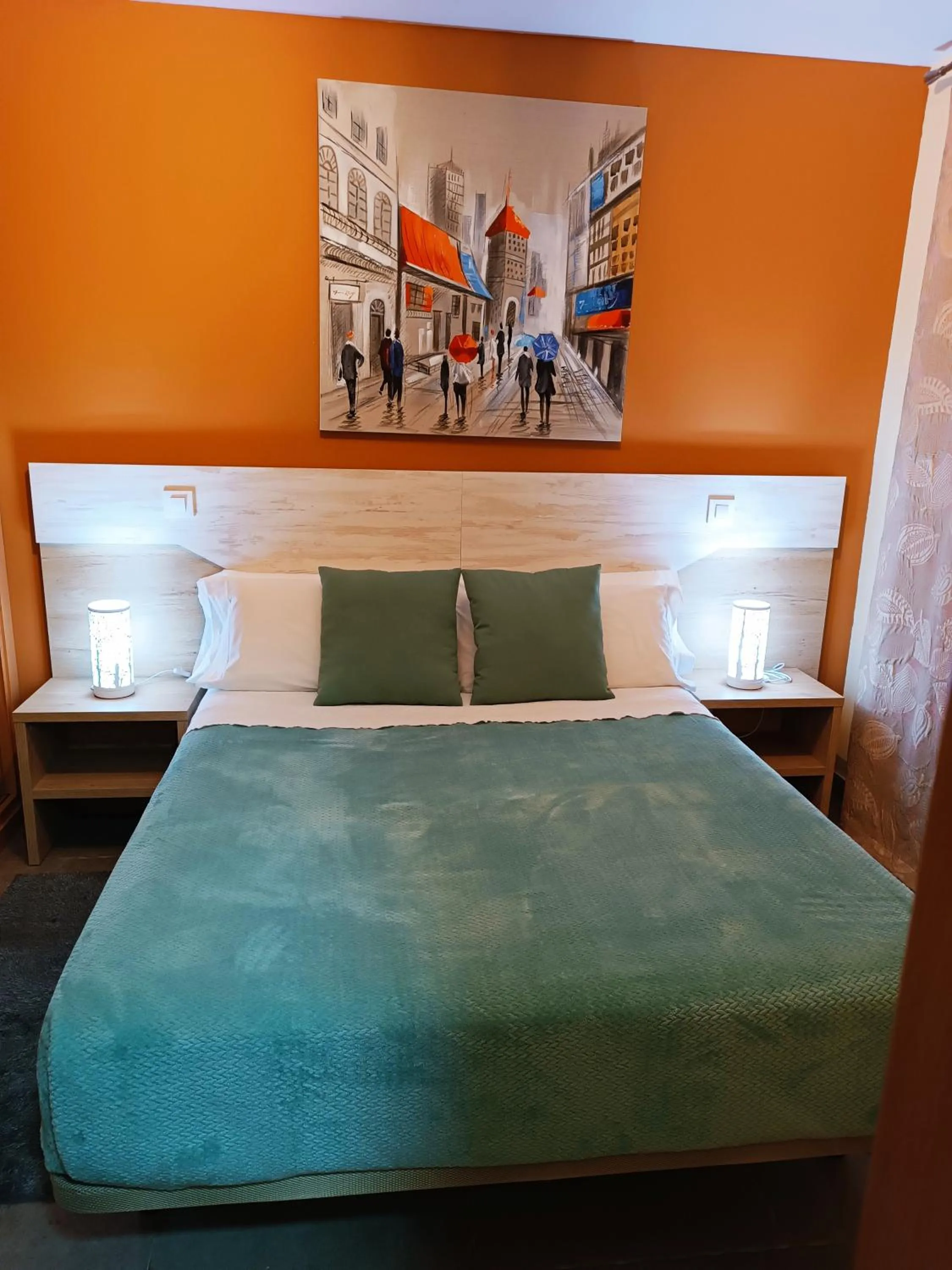 Bed in Hotel Alma Rosa