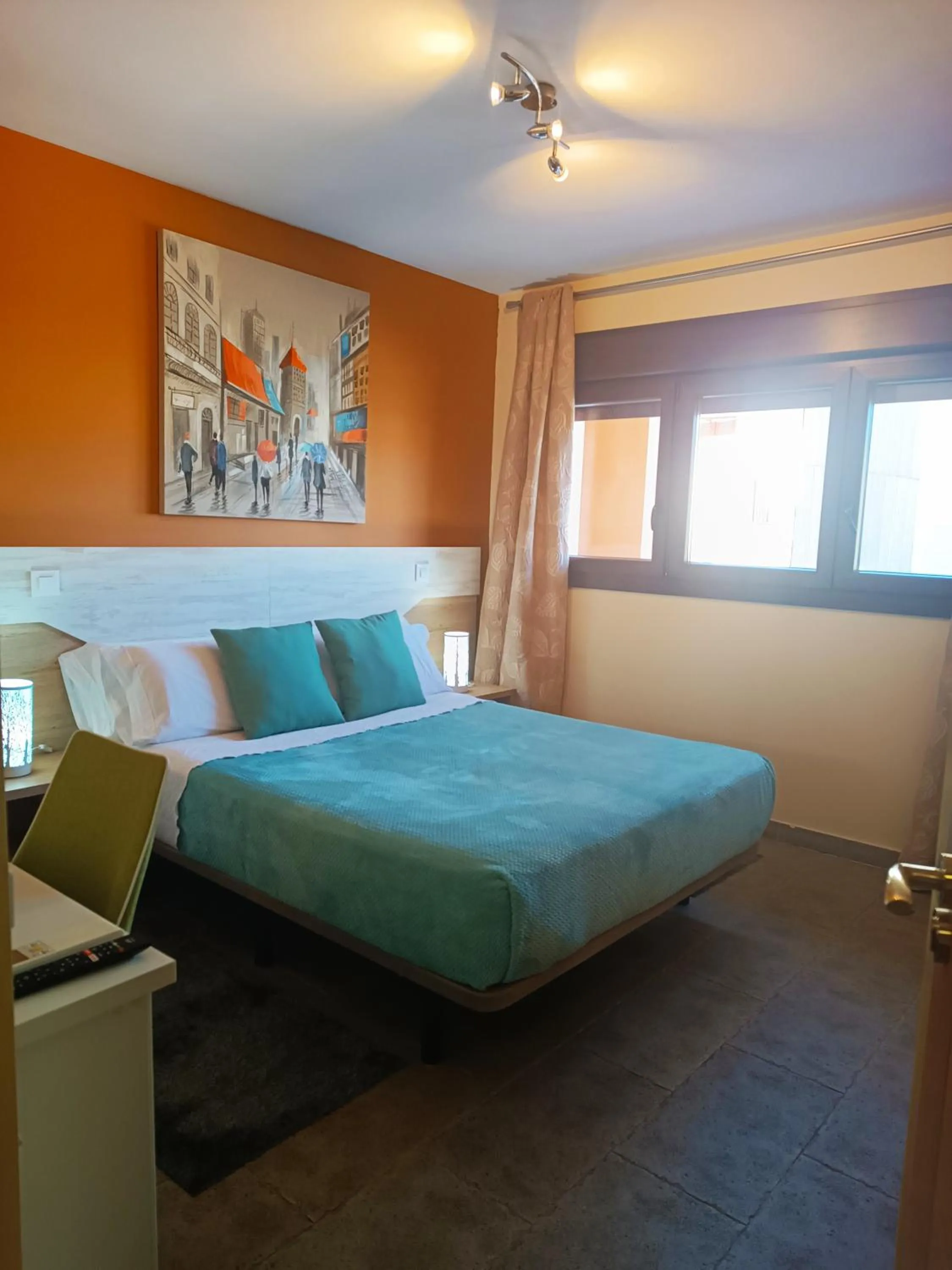 Bed in Hotel Alma Rosa