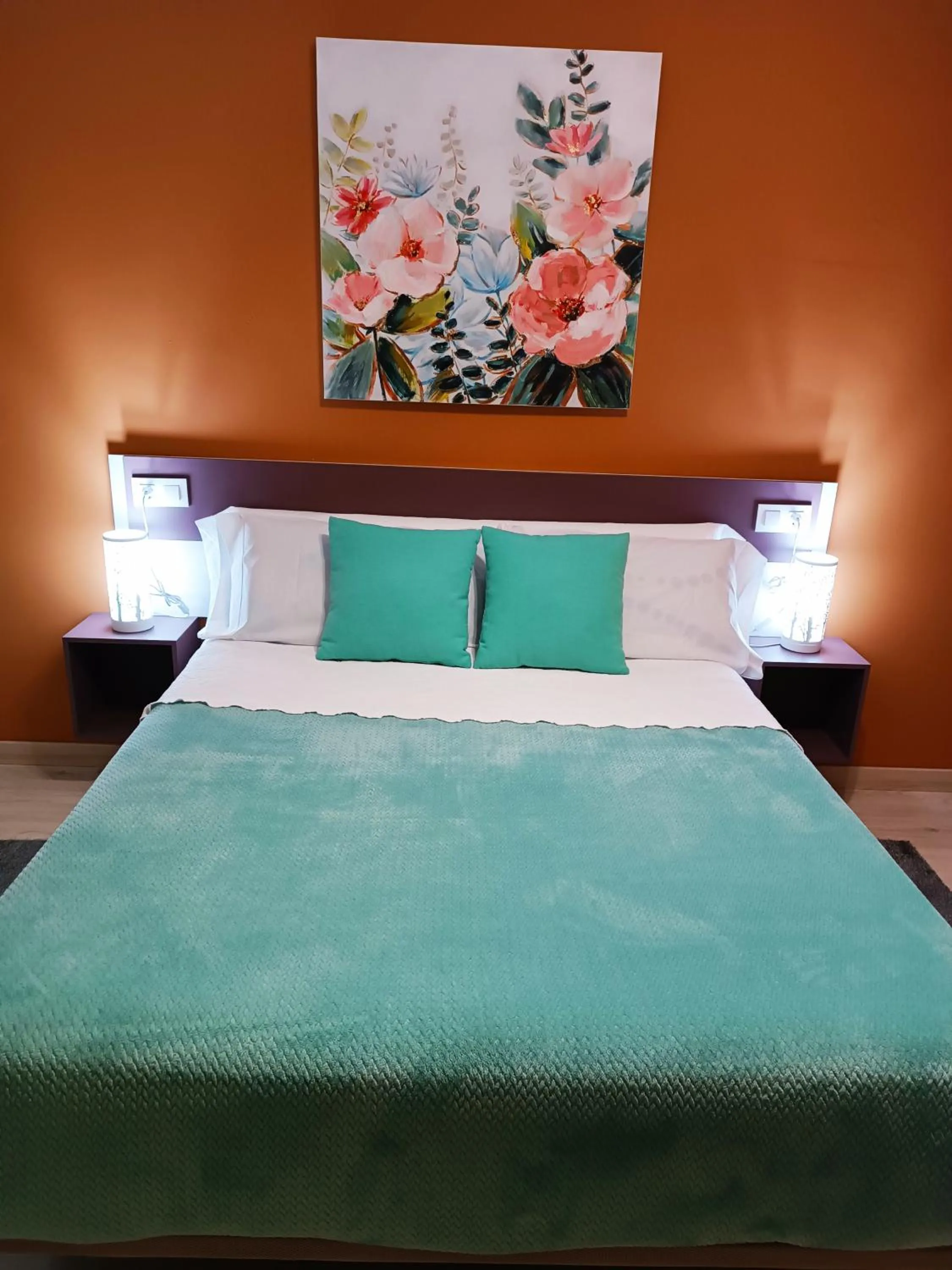 Bed in Hotel Alma Rosa