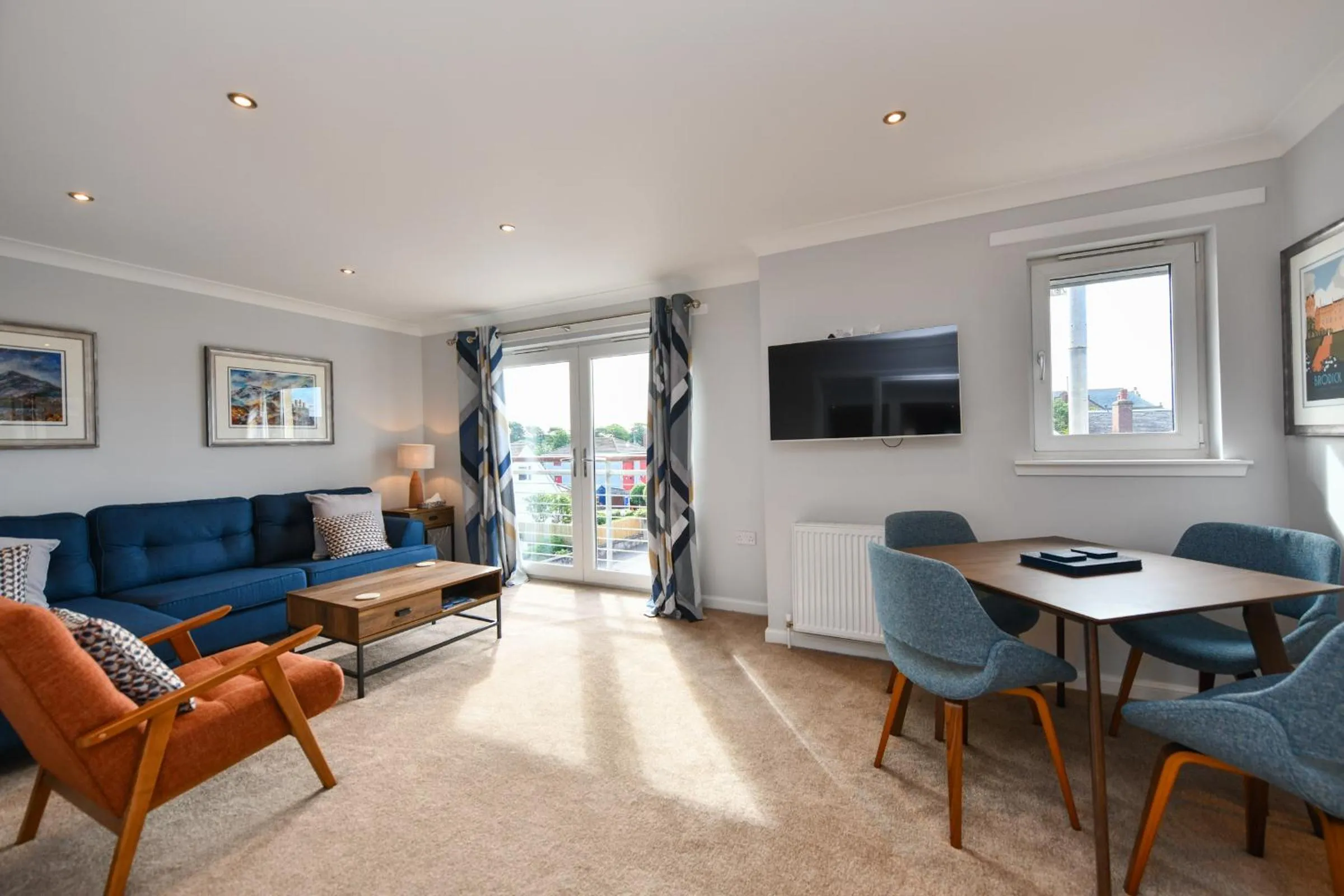 Living room in Troon Executive Apartment