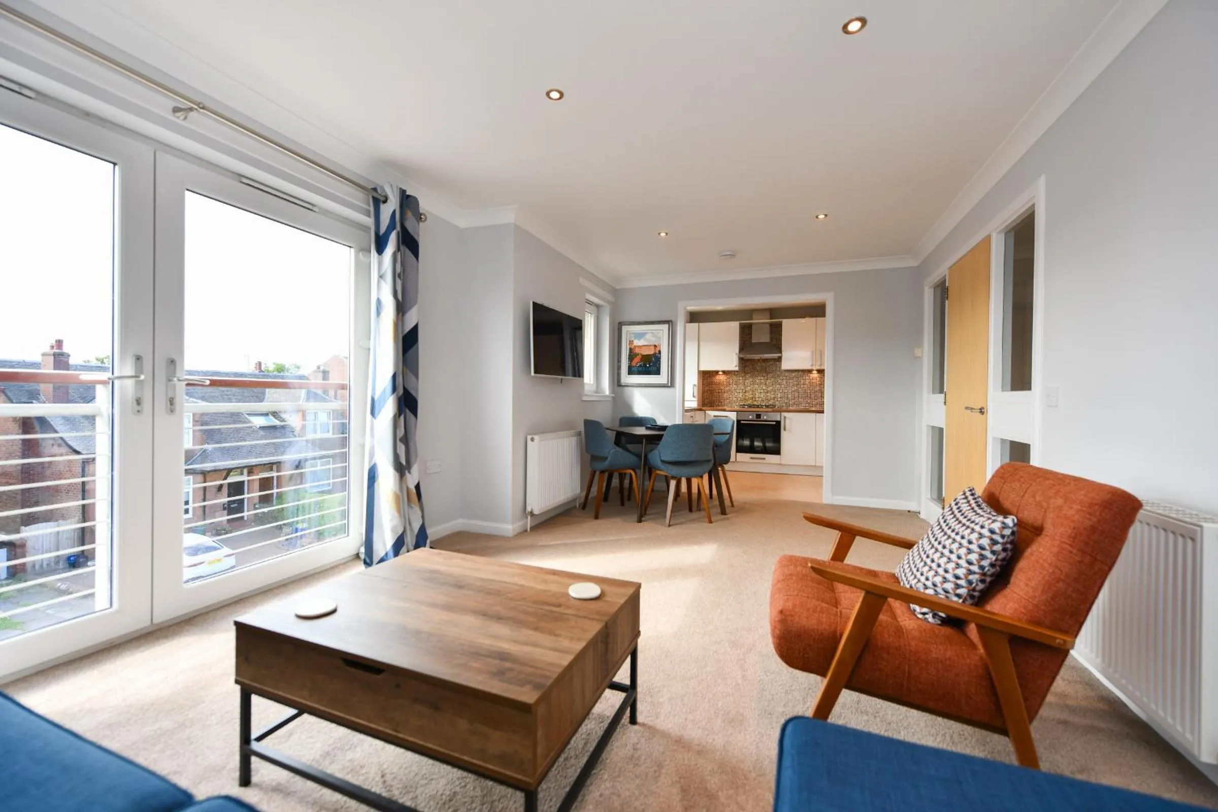 Living room in Troon Executive Apartment