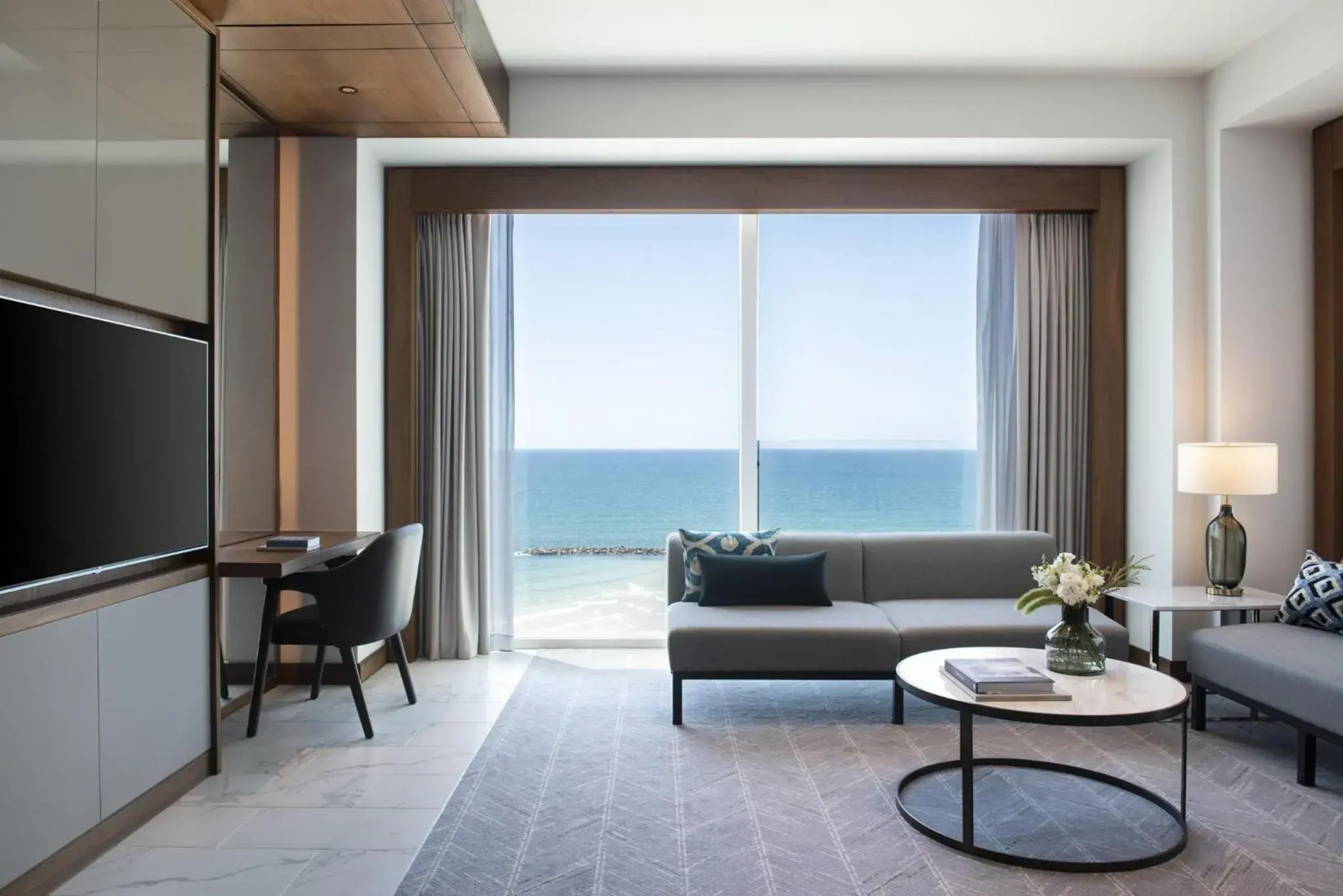 Living room in The David Kempinski Tel Aviv Living room in The David Kempinski Tel Aviv